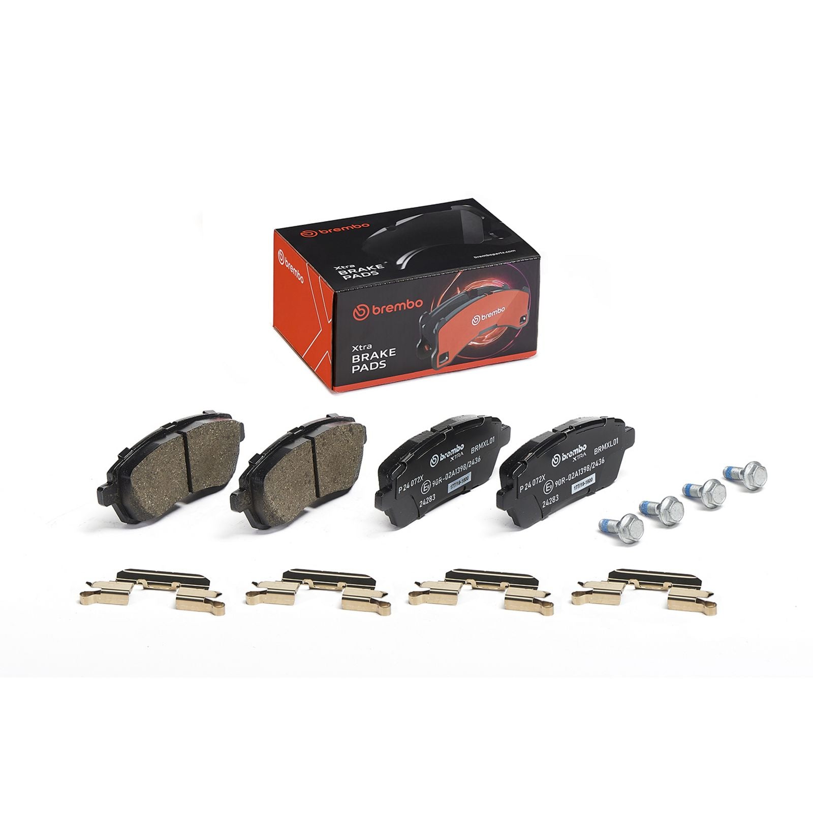 XTRA Low-Met Front Disc Brake Pad Set - P24072X_01