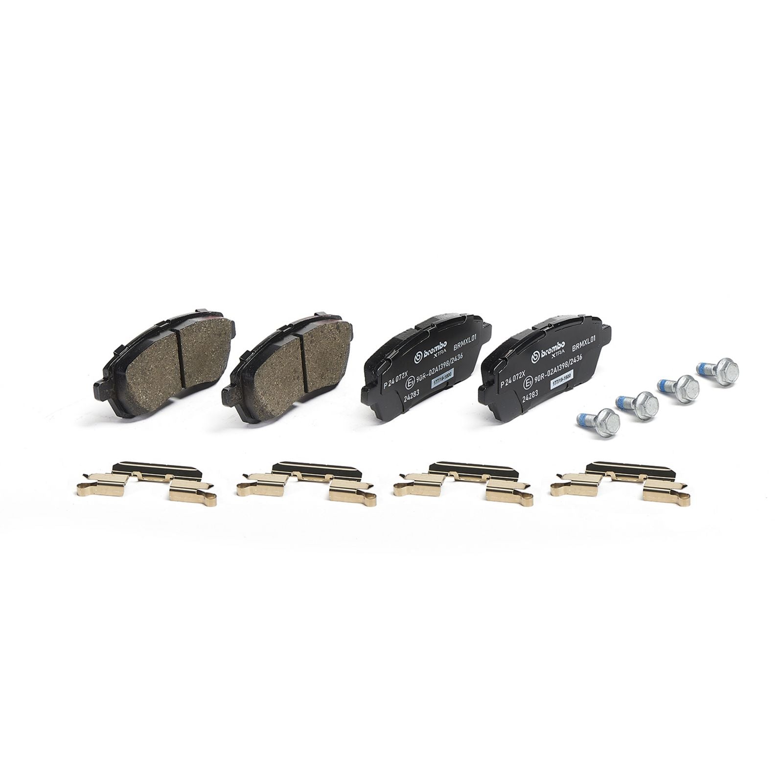 XTRA Low-Met Front Disc Brake Pad Set - P24072X_03
