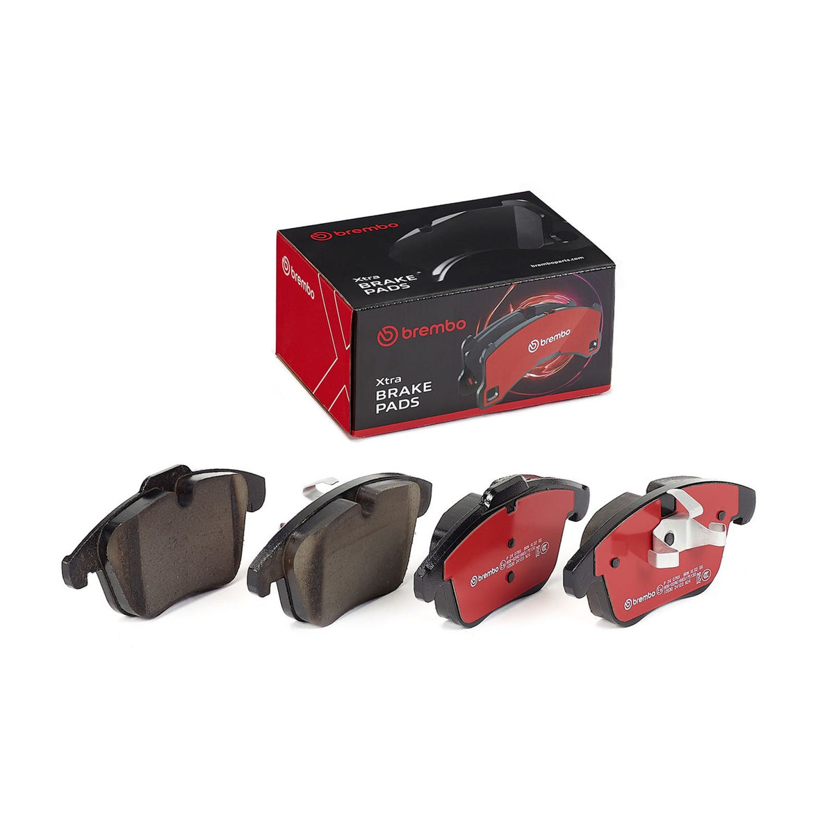 XTRA Low-Met Front Disc Brake Pad Set - P24076X_02