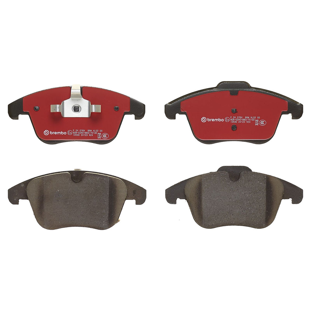 XTRA Low-Met Front Disc Brake Pad Set - P24076X_03