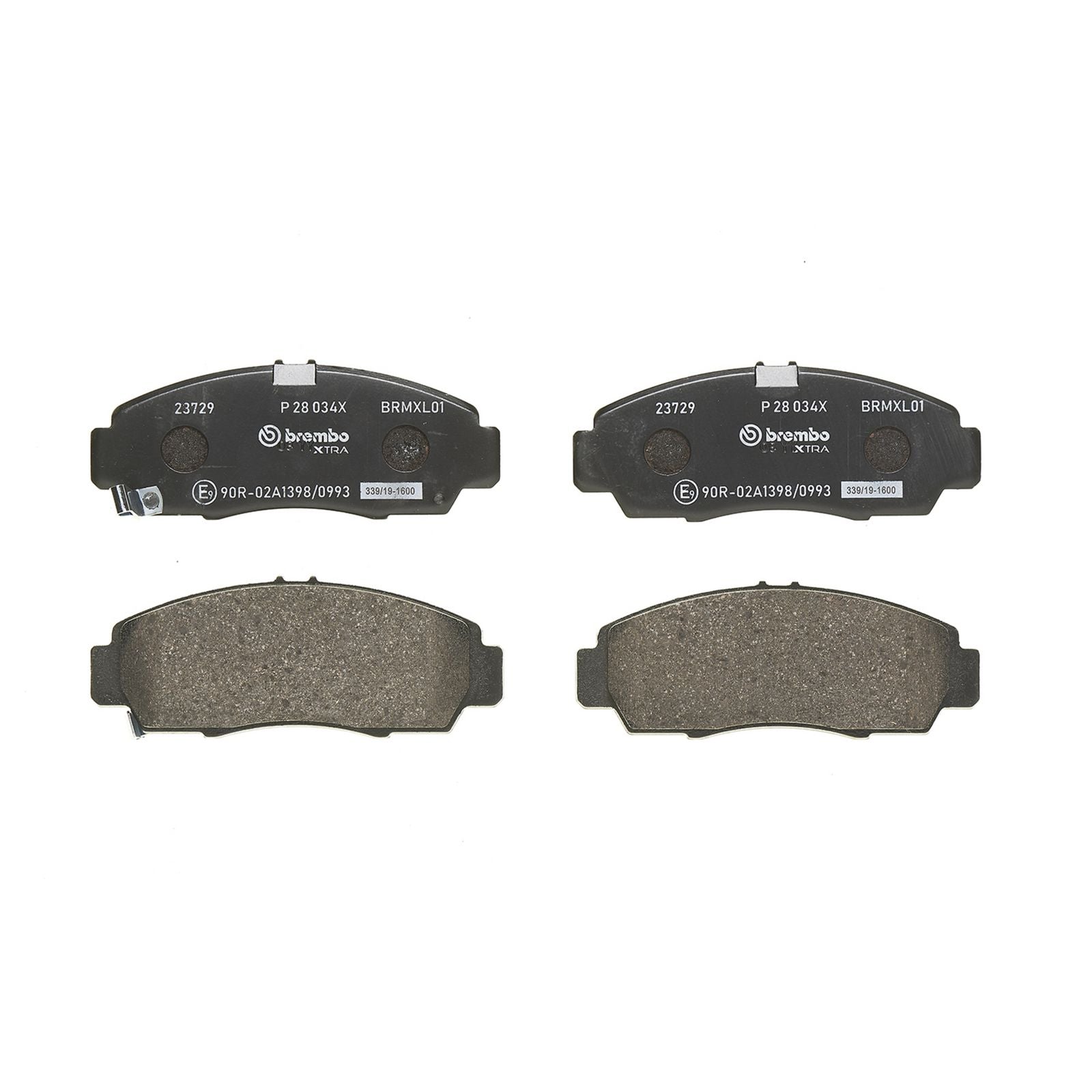 XTRA Low-Met Front Disc Brake Pad Set - P28034X_02