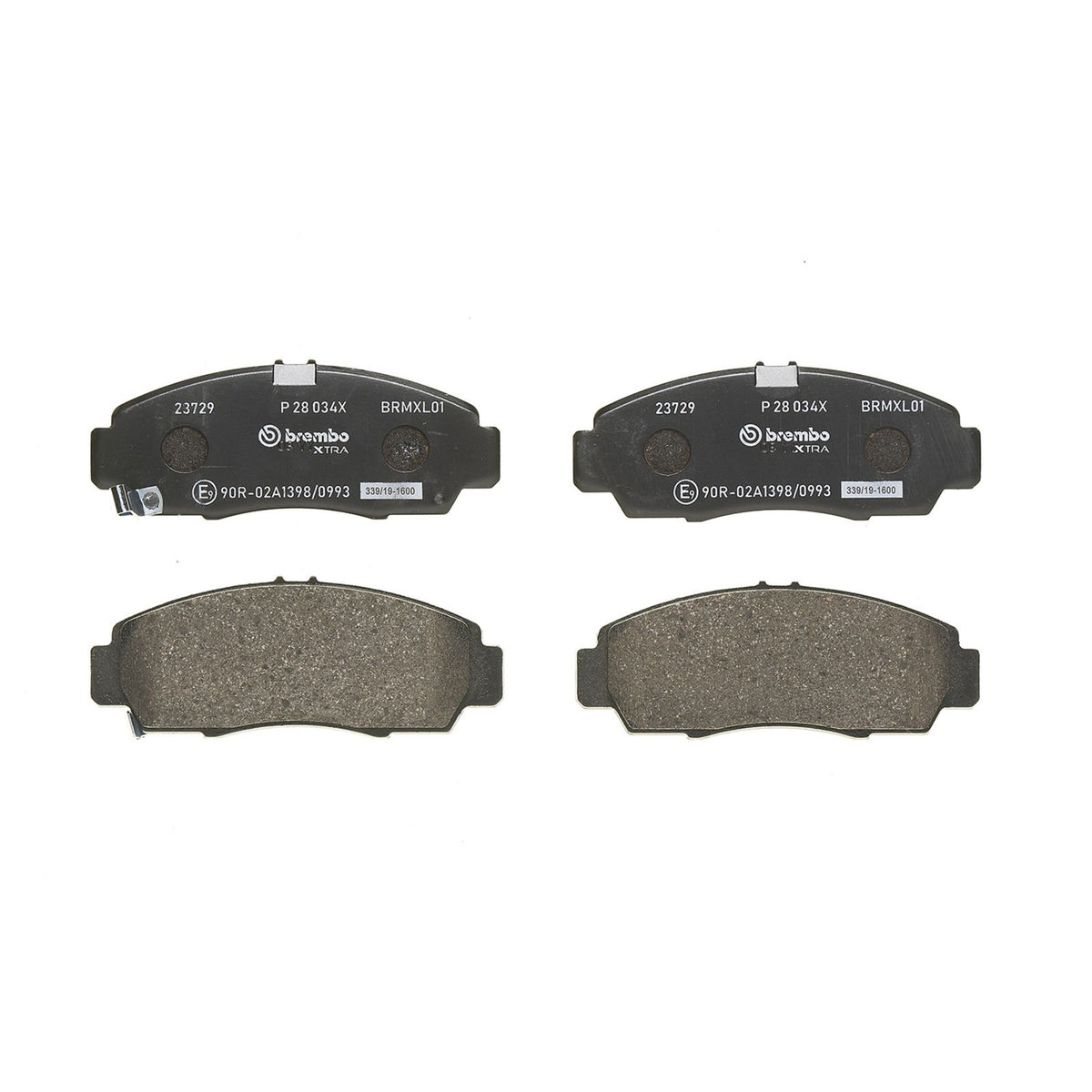 XTRA Low-Met Front Disc Brake Pad Set - P28034X_02