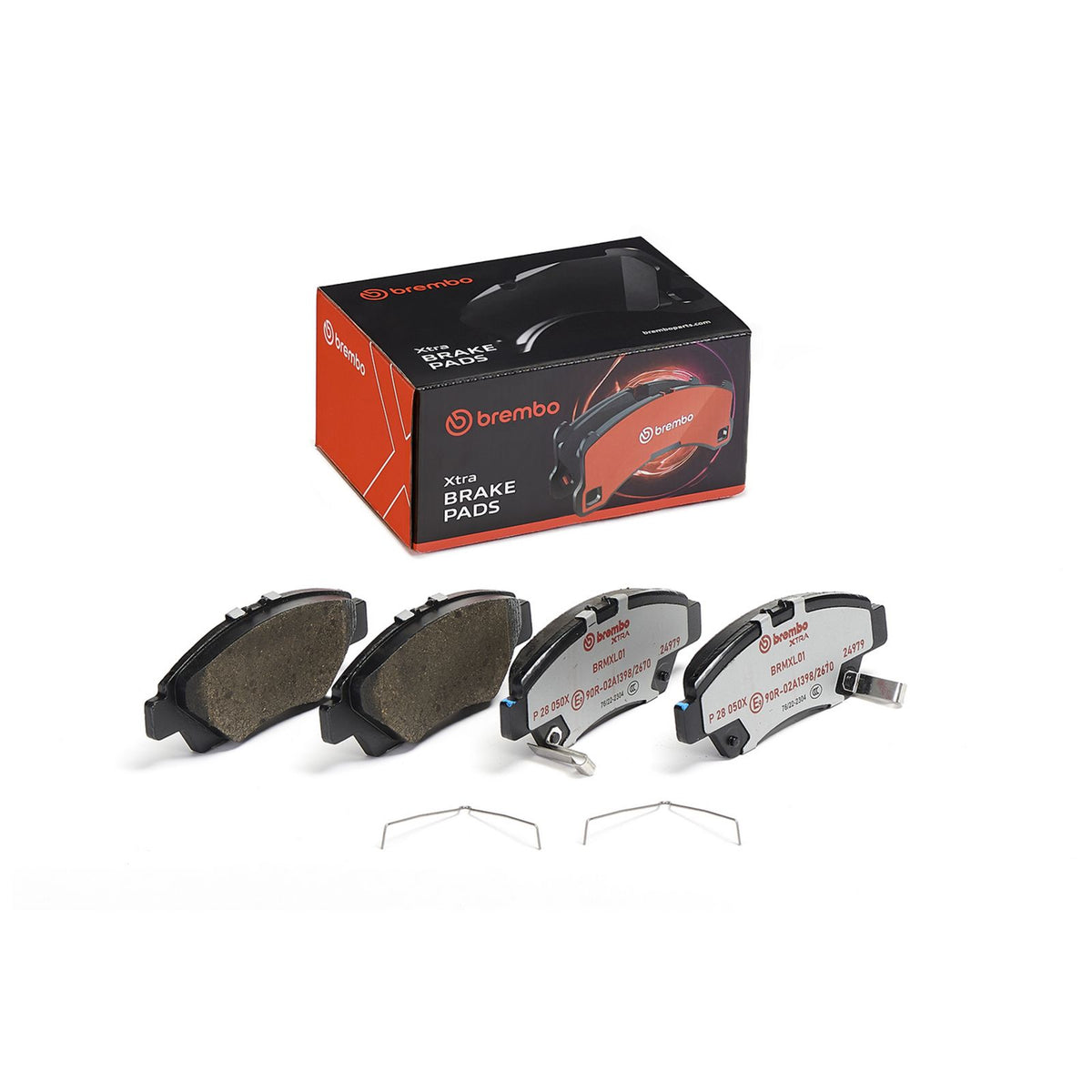 XTRA Low-Met Front Disc Brake Pad Set - P28050X_01