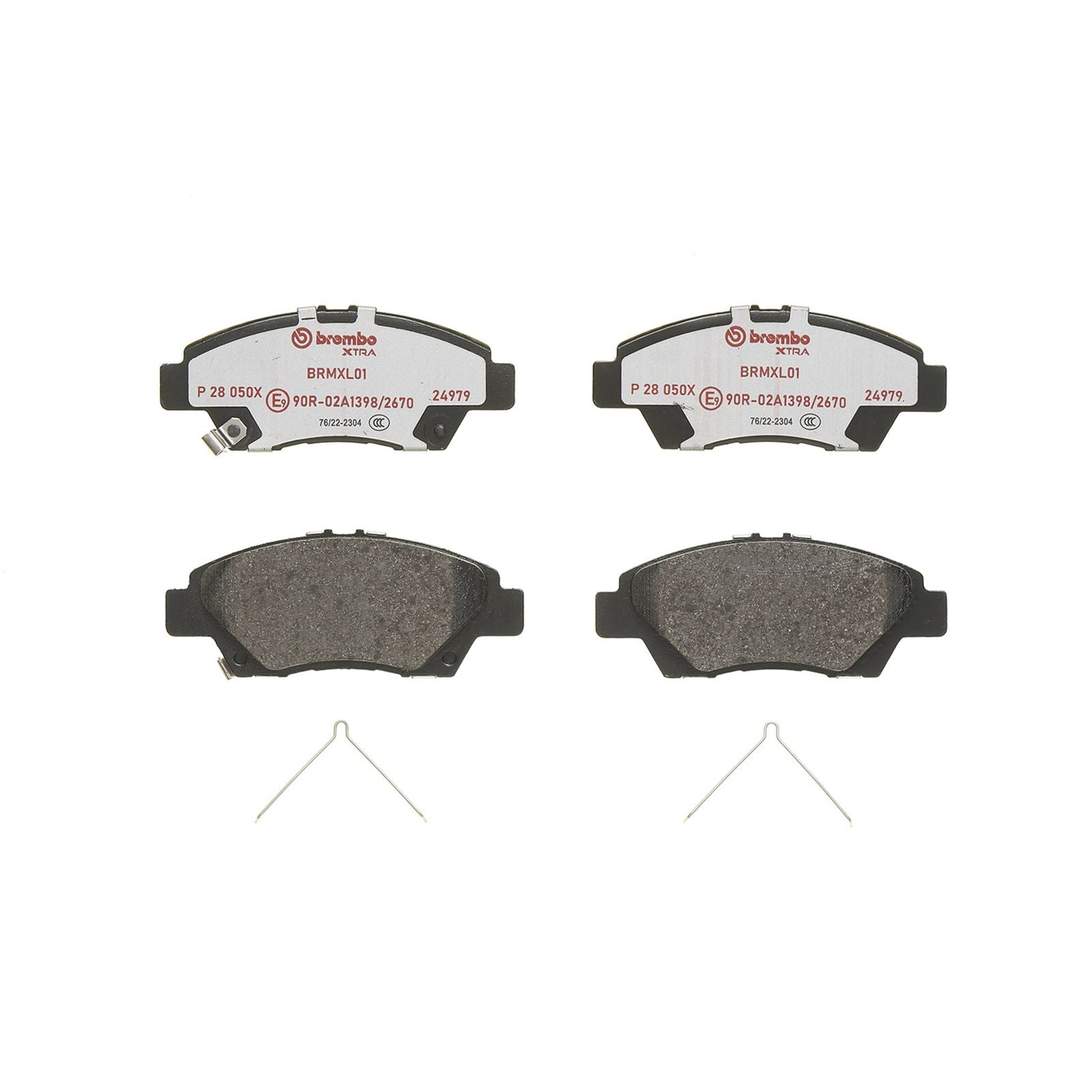 XTRA Low-Met Front Disc Brake Pad Set - P28050X_02