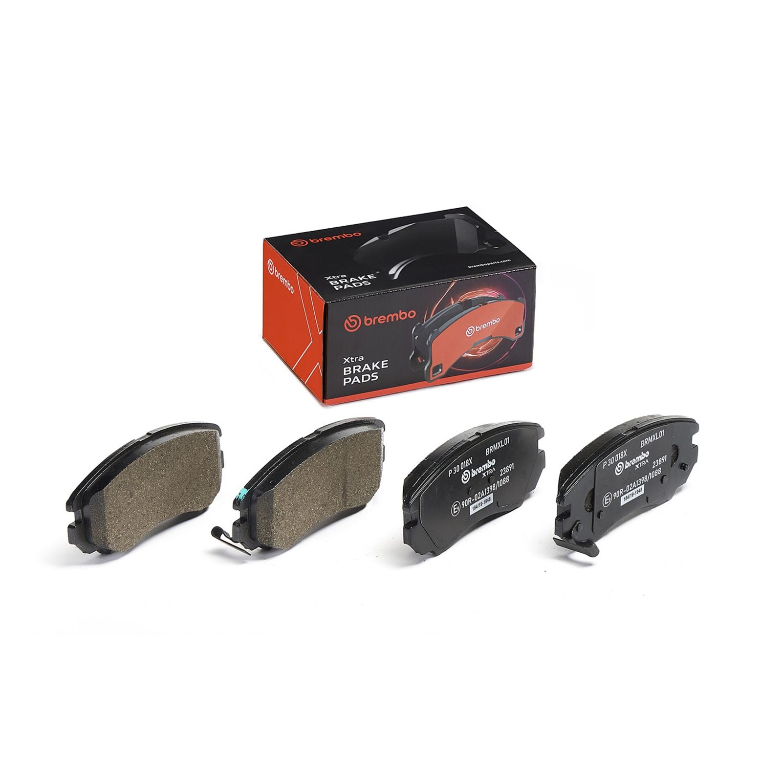 XTRA Low-Met Front Disc Brake Pad Set - P30018X_01