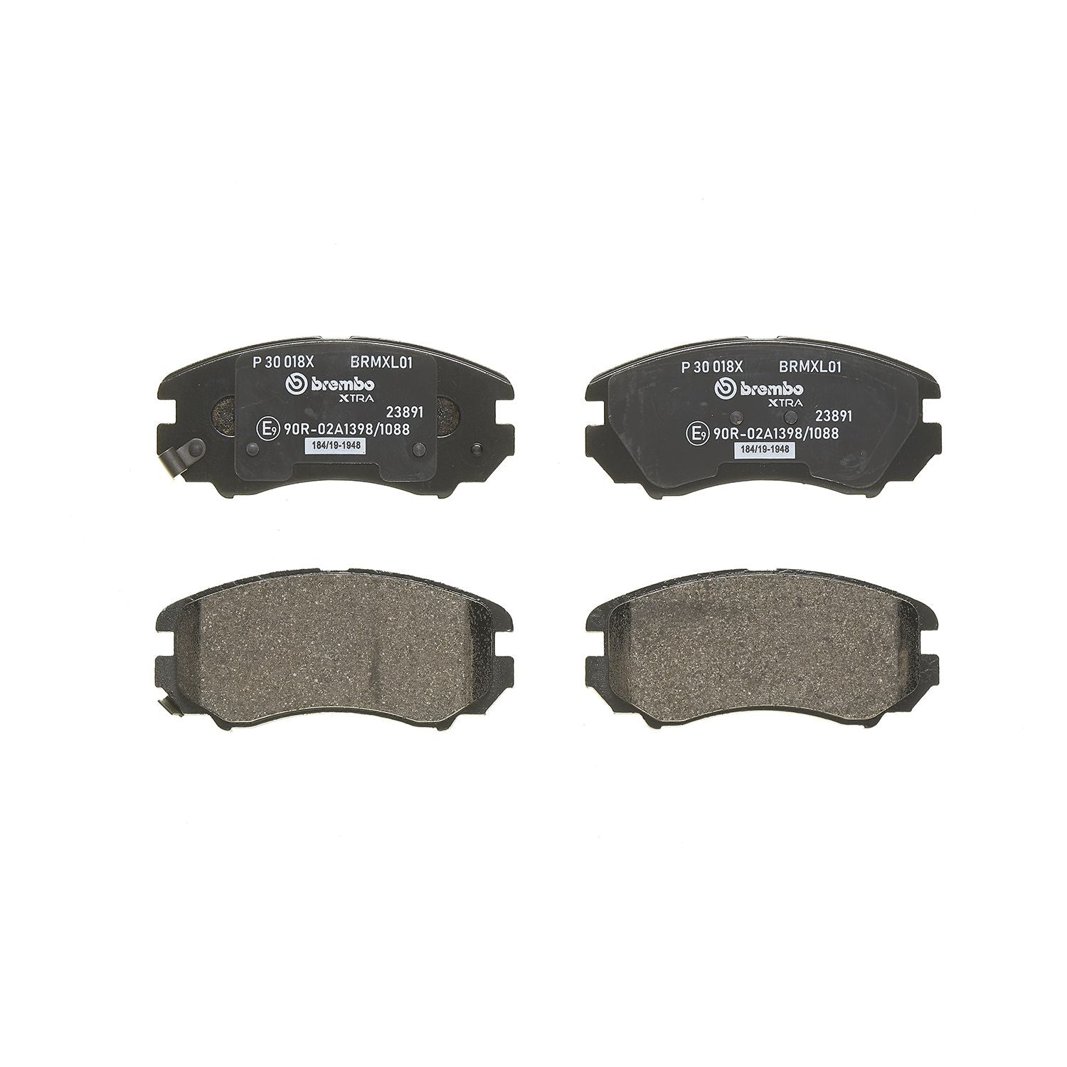 XTRA Low-Met Front Disc Brake Pad Set - P30018X_02