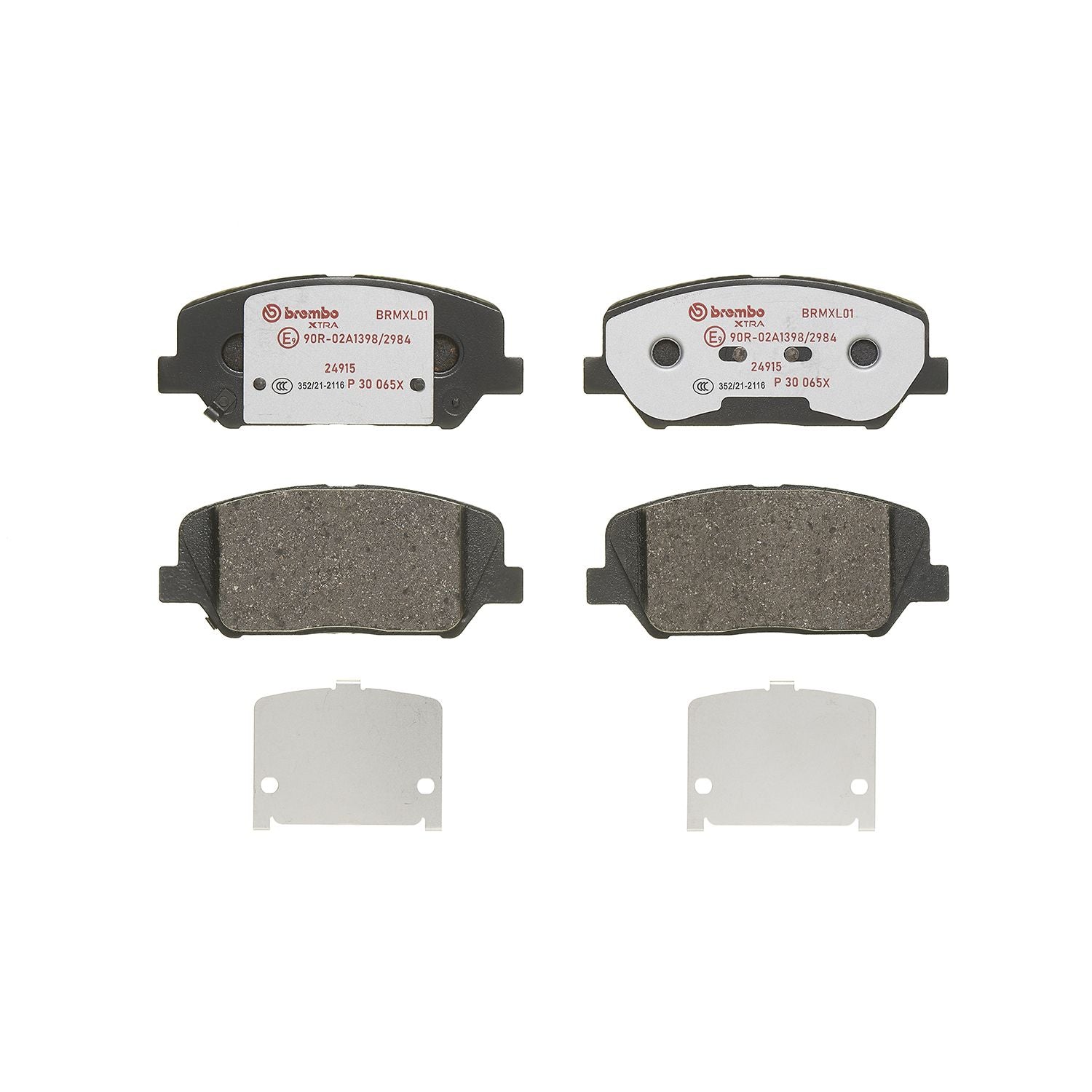 XTRA Low-Met Front Disc Brake Pad Set - P30065X_03