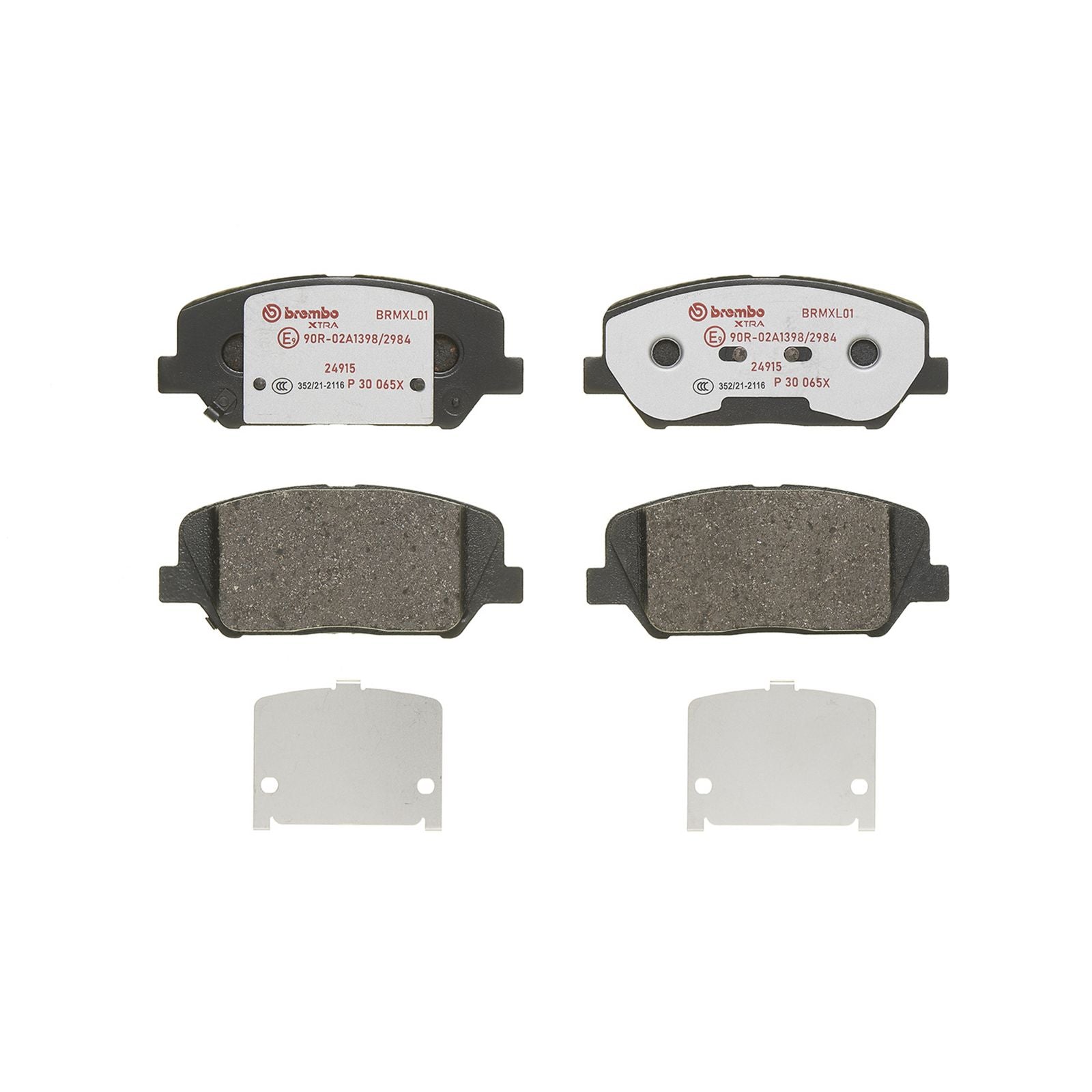 XTRA Low-Met Front Disc Brake Pad Set - P30065X_03