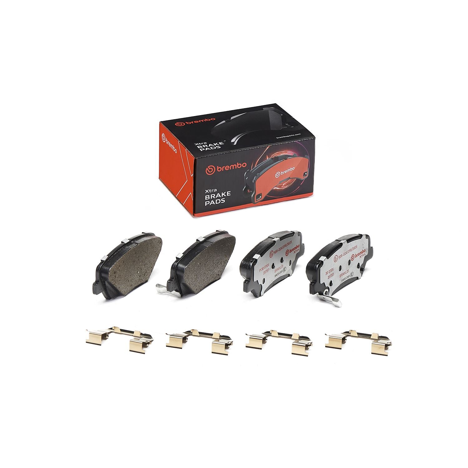 XTRA Low-Met Front Disc Brake Pad Set - P30070X_02
