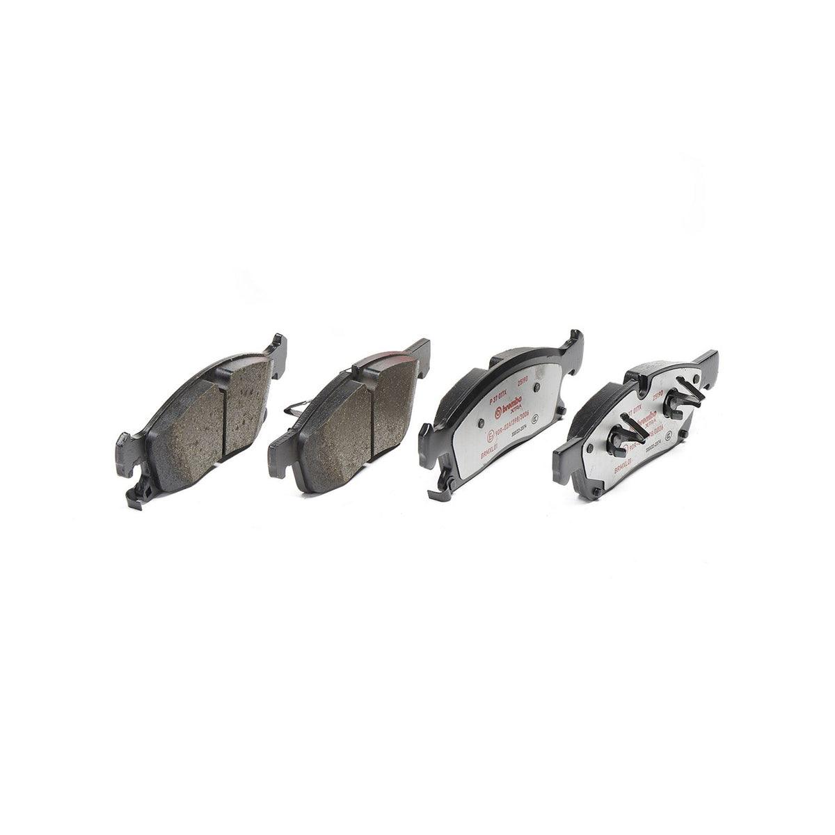 XTRA Low-Met Front Disc Brake Pad Set - P37017X_01