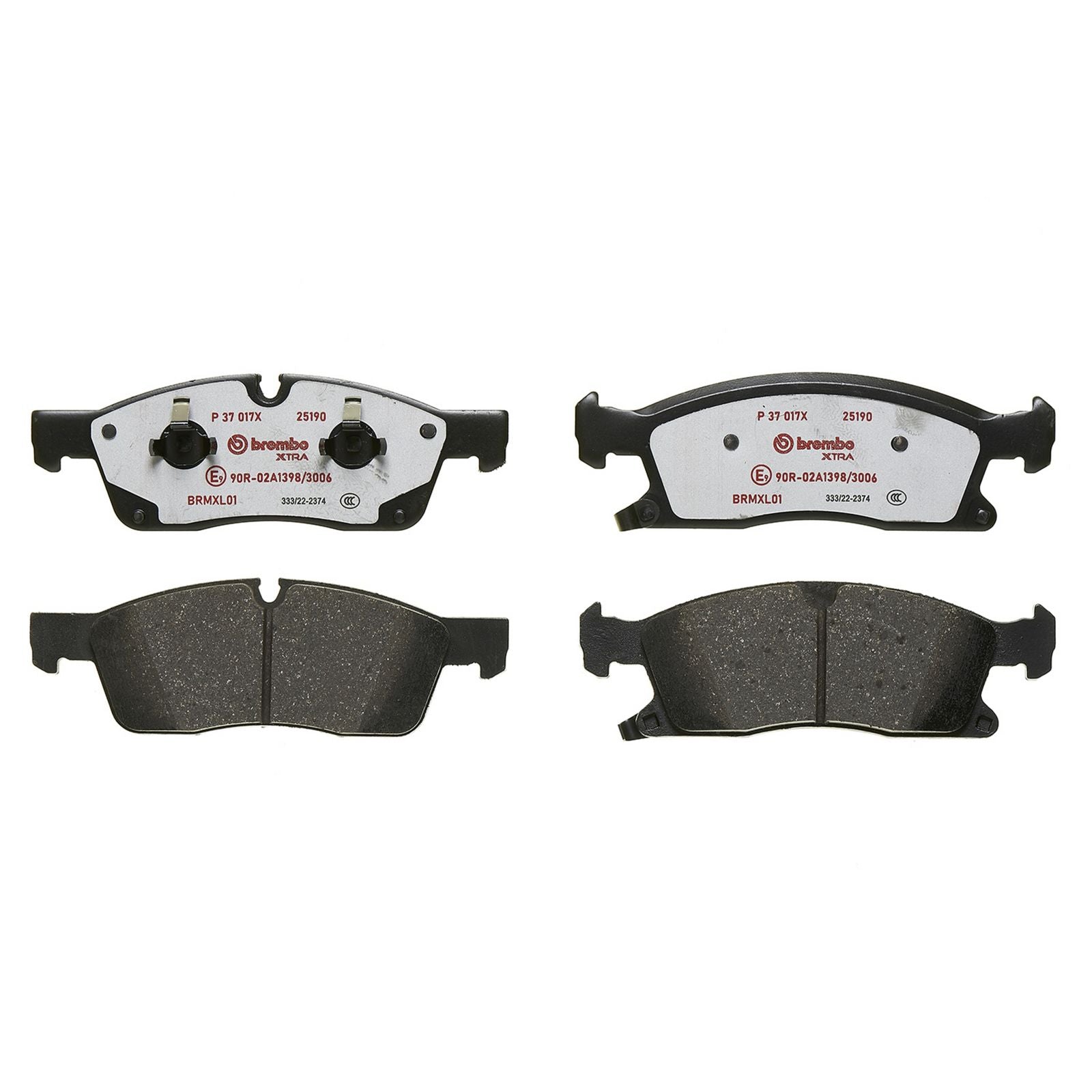 XTRA Low-Met Front Disc Brake Pad Set - P37017X_03
