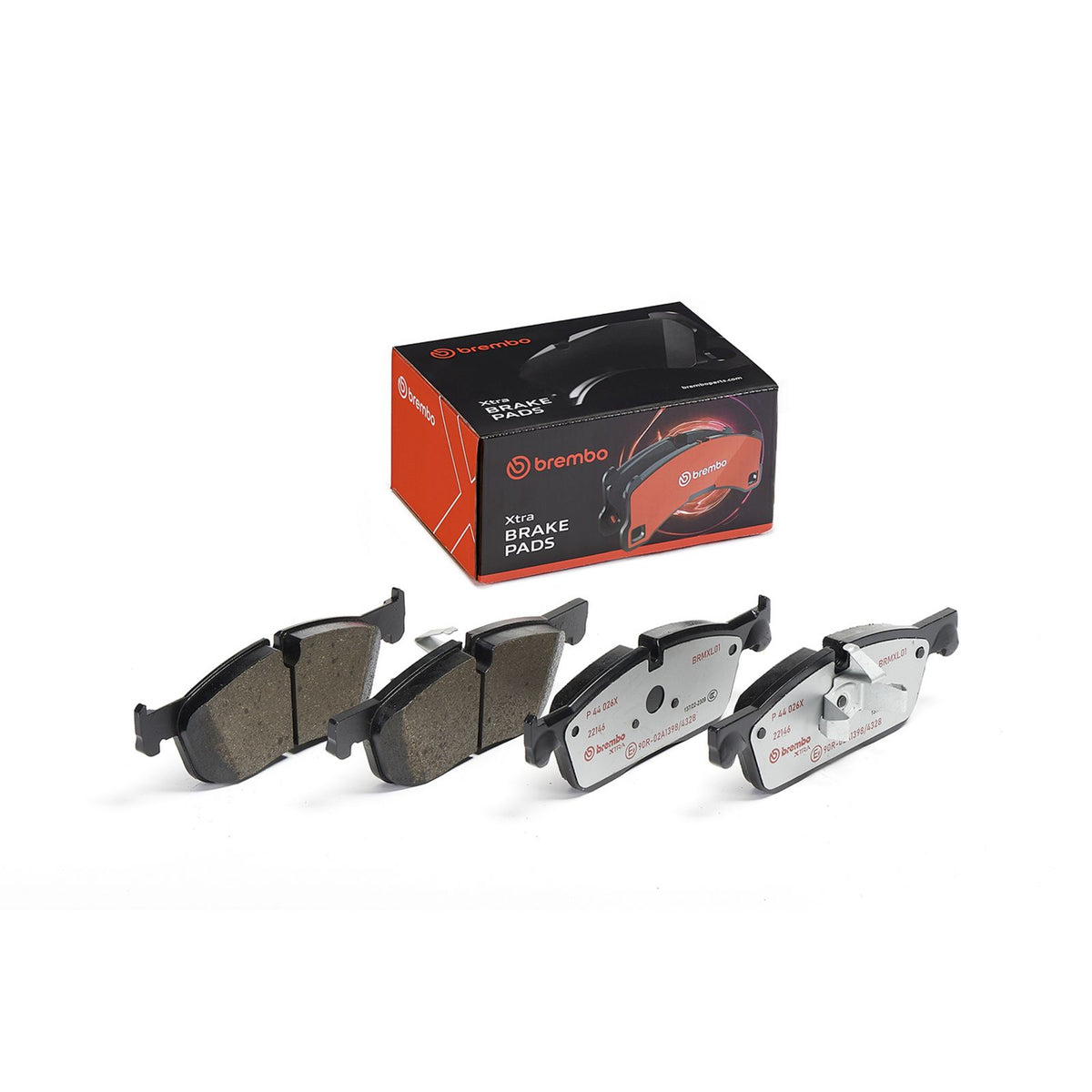 XTRA Low-Met Front Disc Brake Pad Set - P44026X_02