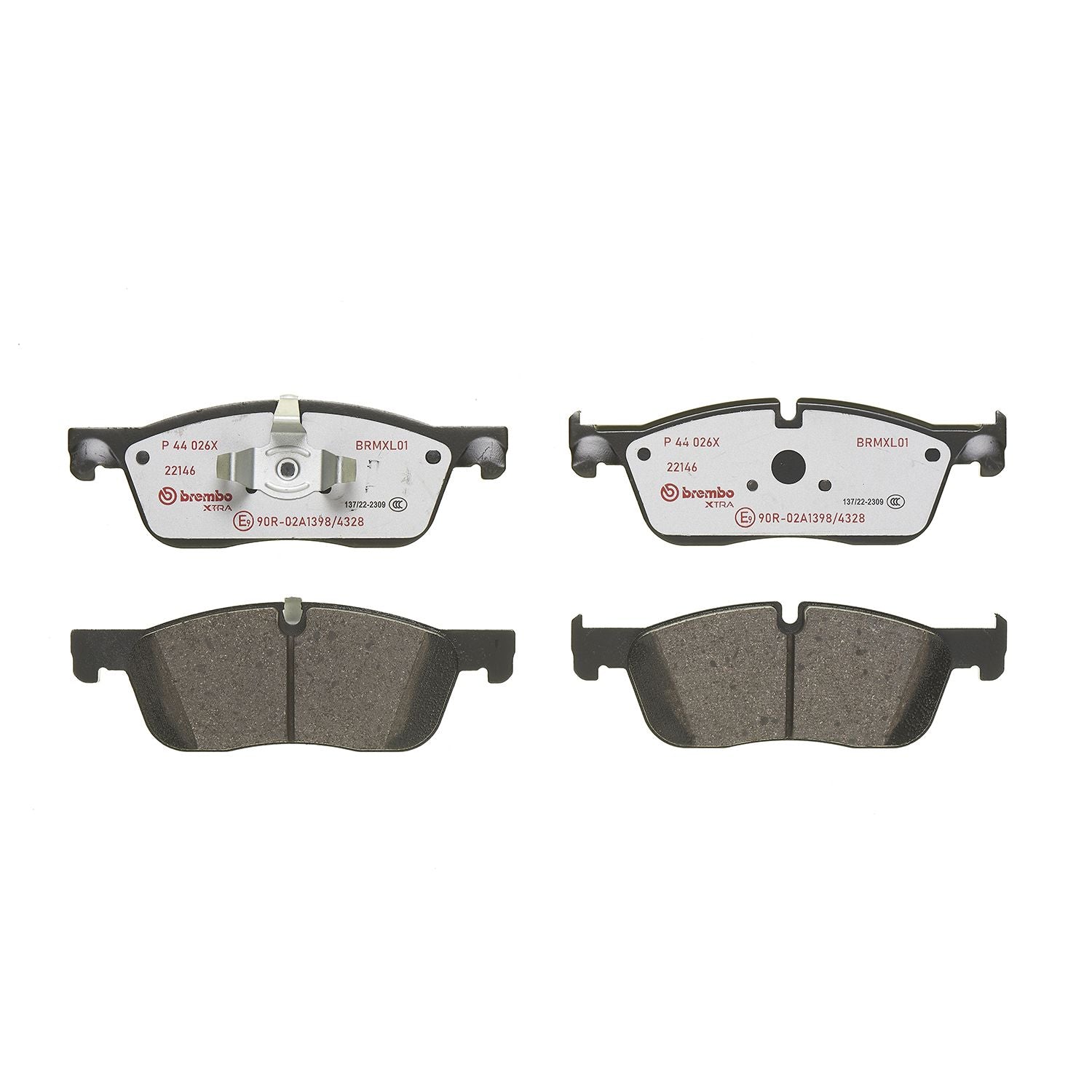 XTRA Low-Met Front Disc Brake Pad Set - P44026X_03