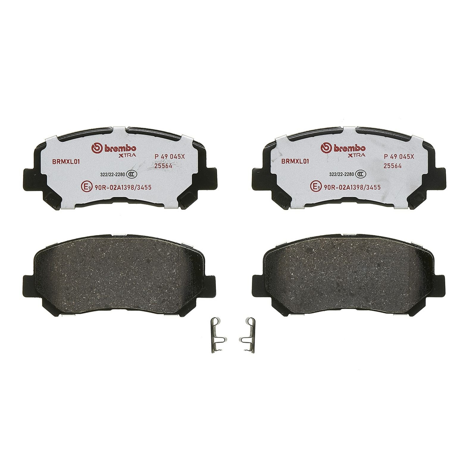 XTRA Low-Met Front Disc Brake Pad Set - P49045X_03