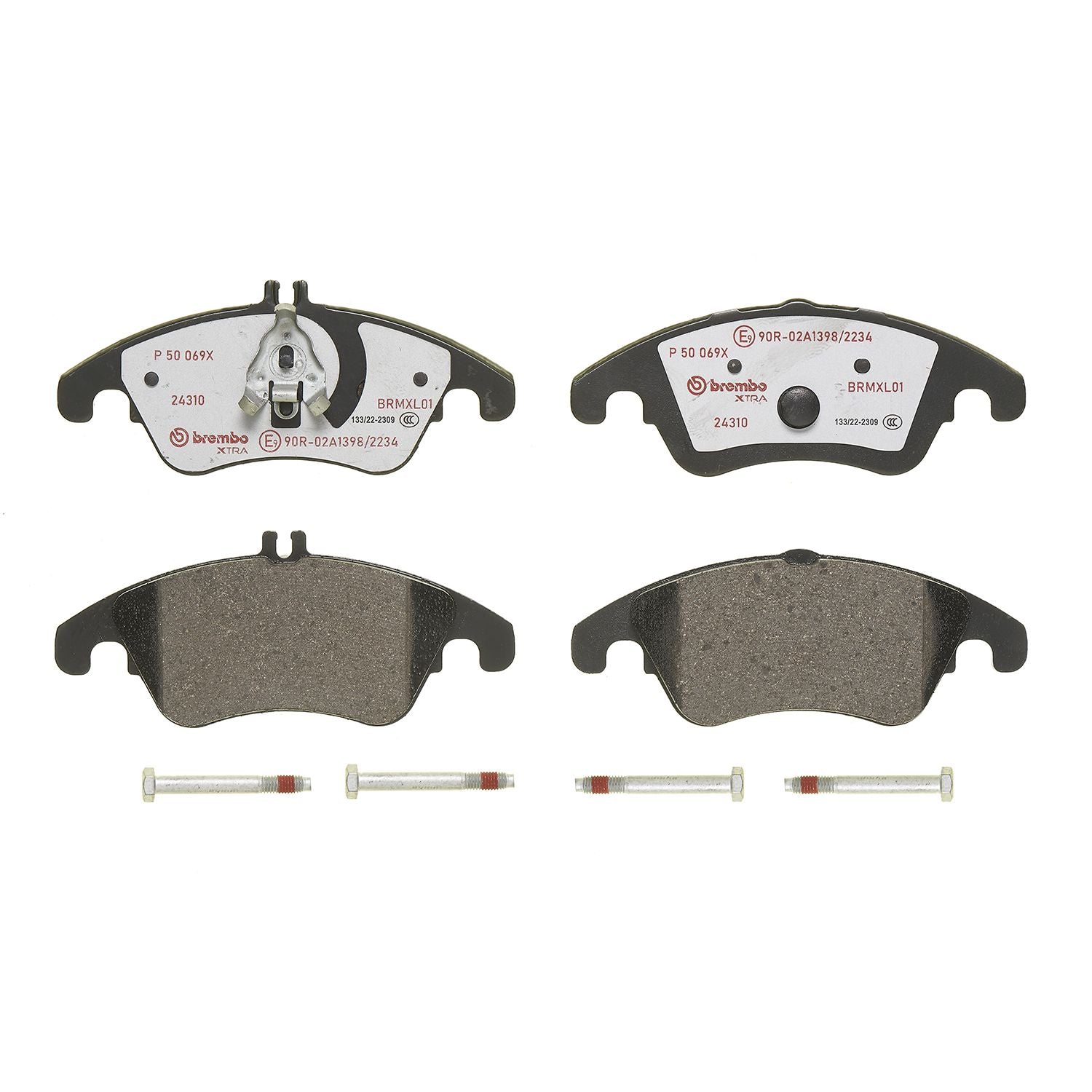 XTRA Low-Met Front Disc Brake Pad Set - P50069X_01