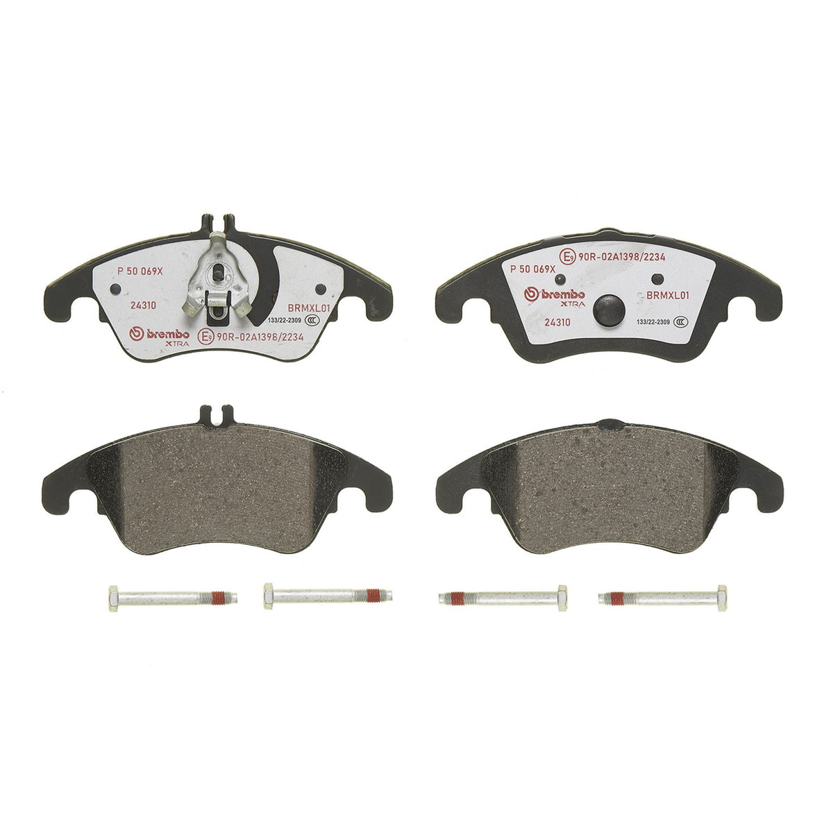 XTRA Low-Met Front Disc Brake Pad Set - P50069X_01