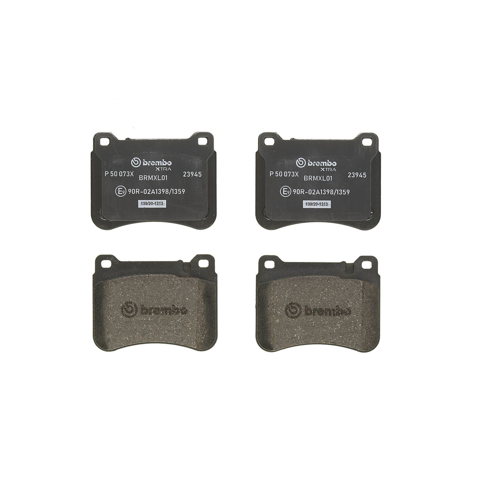 XTRA Low-Met Front Disc Brake Pad Set - P50073X_02