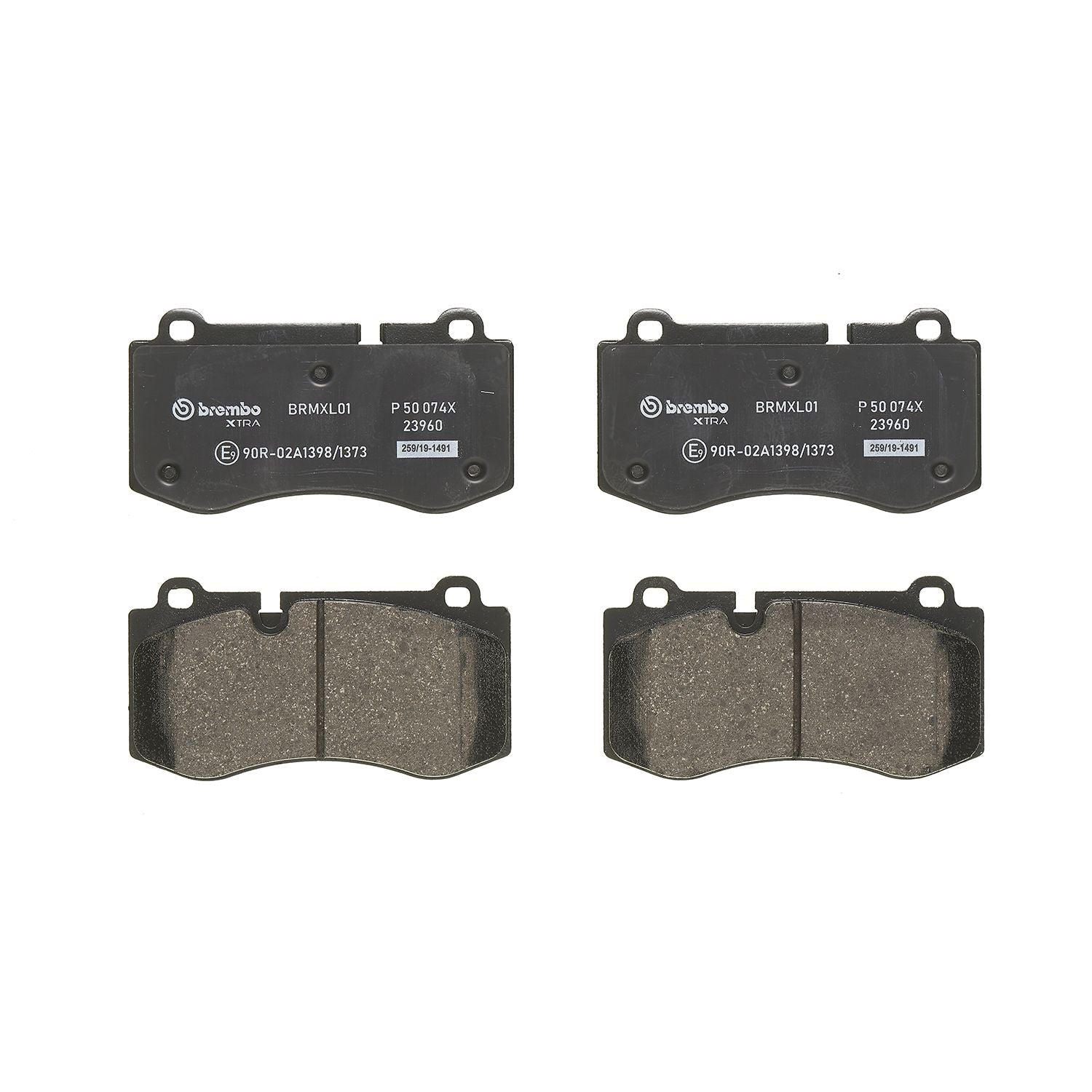 XTRA Low-Met Front Disc Brake Pad Set - P50074X_01