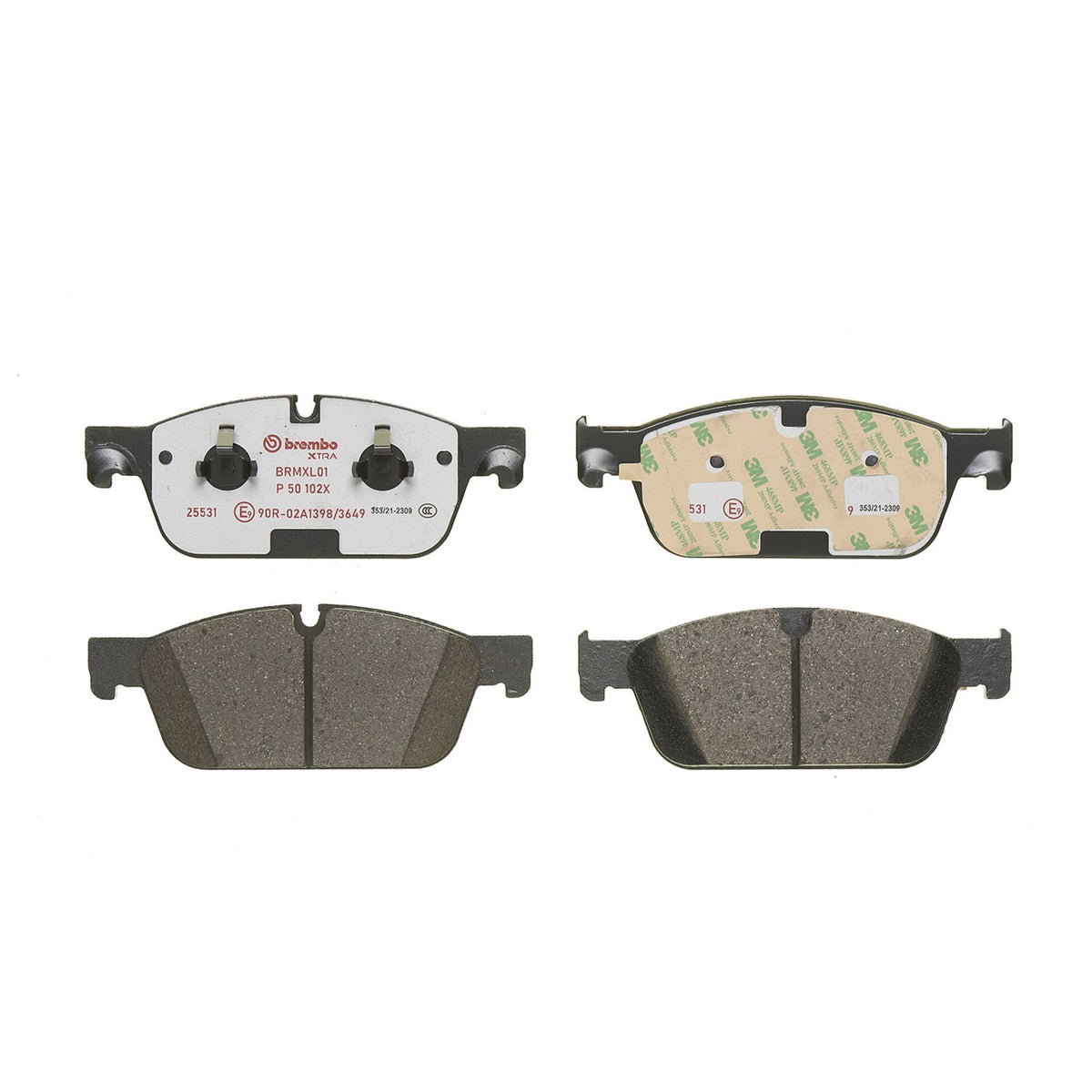 XTRA Low-Met Front Disc Brake Pad Set - P50102X_01