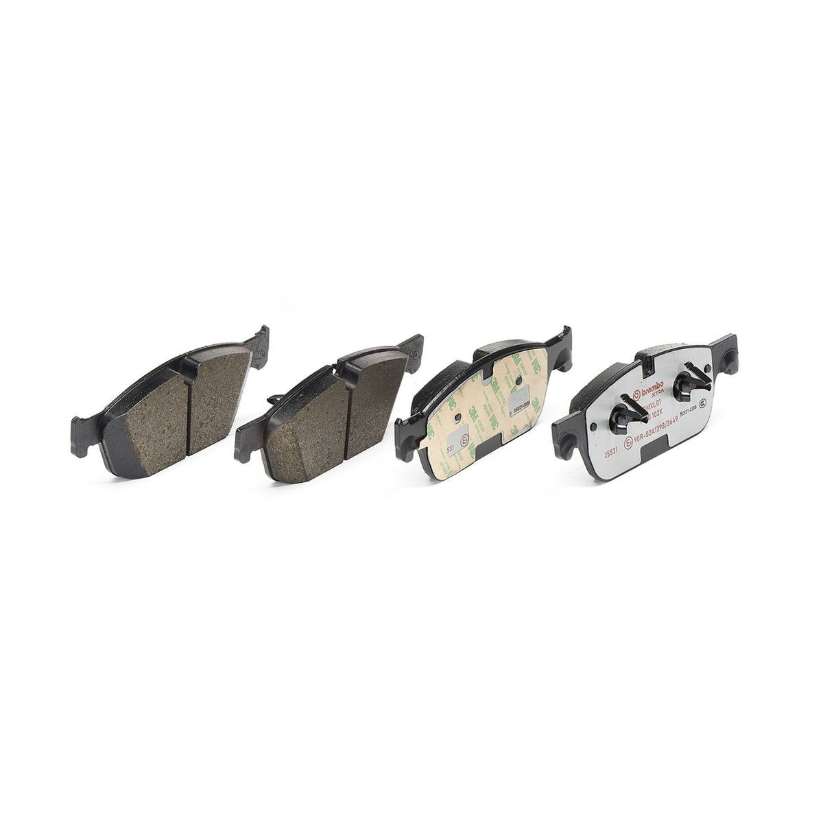 XTRA Low-Met Front Disc Brake Pad Set - P50102X_02
