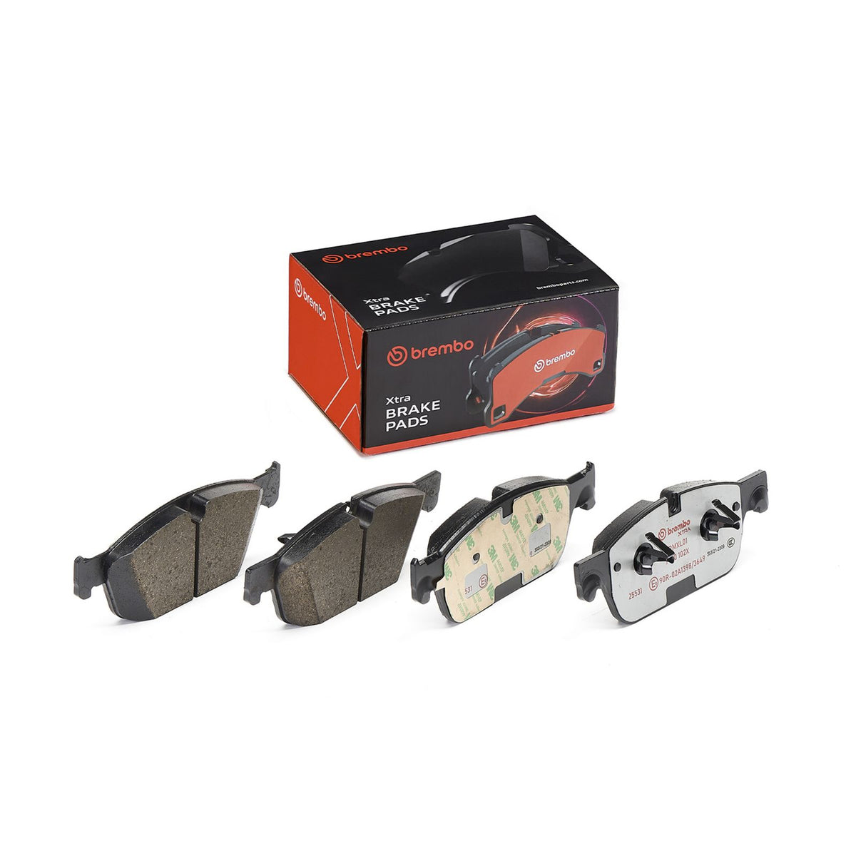 XTRA Low-Met Front Disc Brake Pad Set - P50102X_03