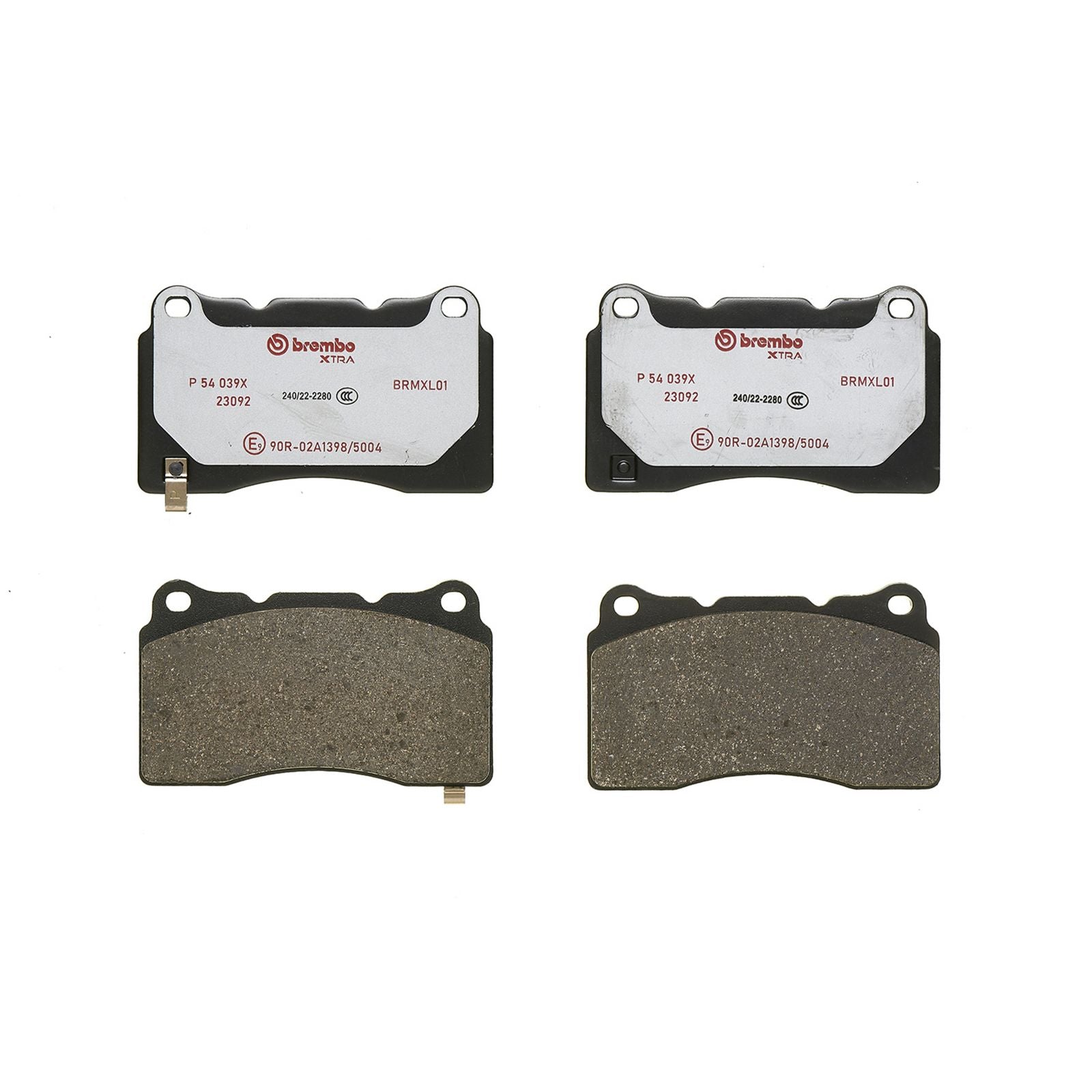 XTRA Low-Met Front Disc Brake Pad Set - P54039X_03