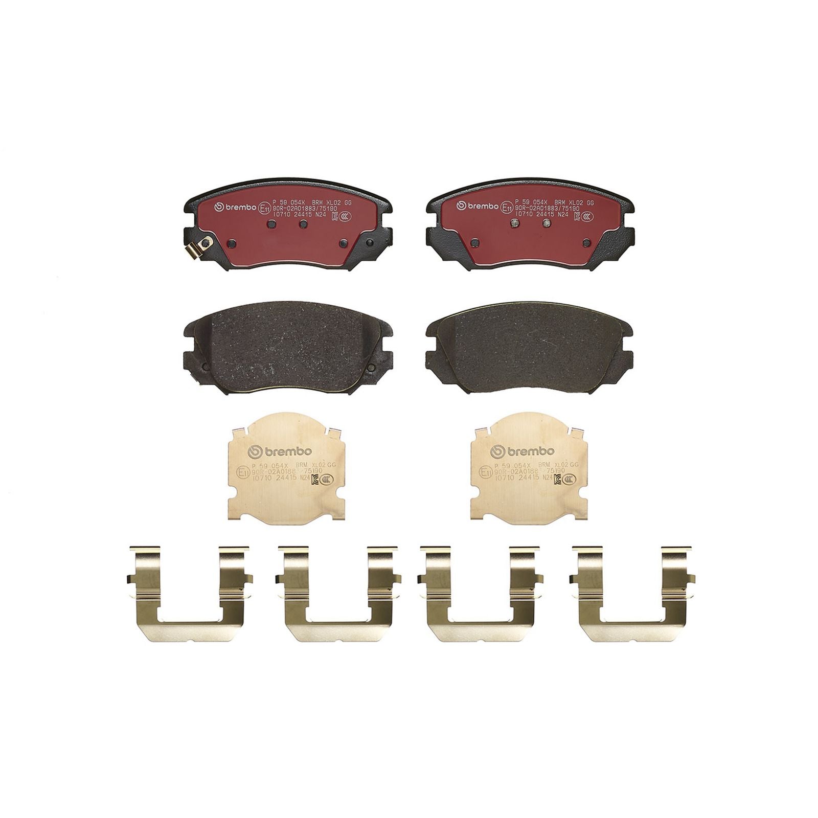 XTRA Low-Met Front Disc Brake Pad Set - P59054X_03