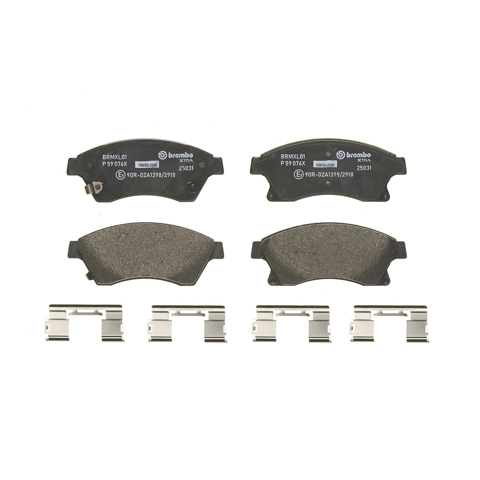 XTRA Low-Met Front Disc Brake Pad Set - P59076X_01