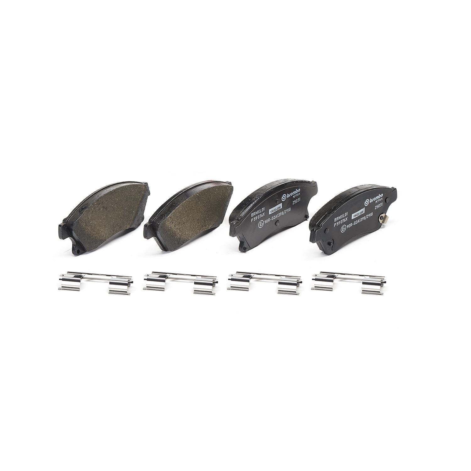 XTRA Low-Met Front Disc Brake Pad Set - P59076X_02