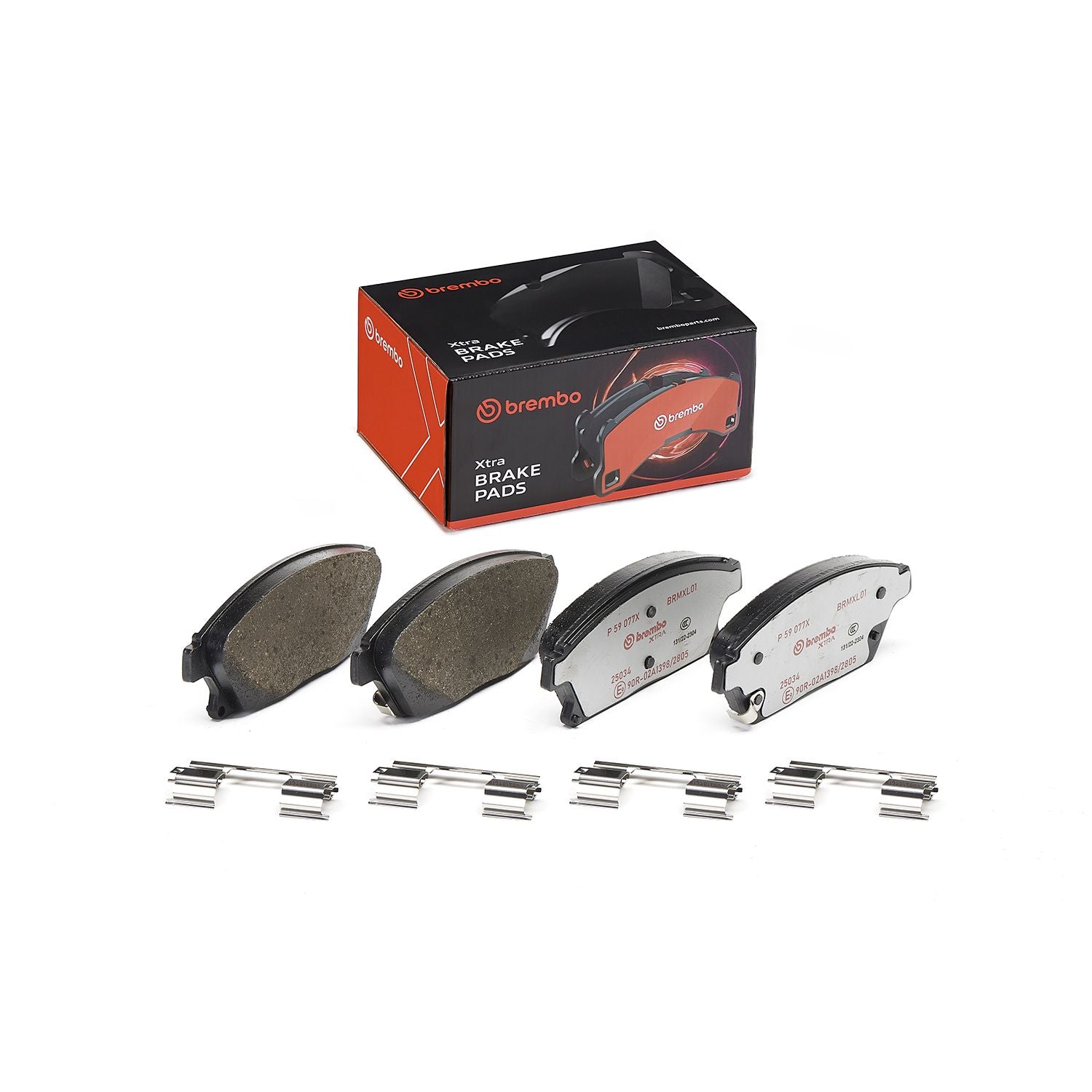 XTRA Low-Met Front Disc Brake Pad Set - P59077X_02