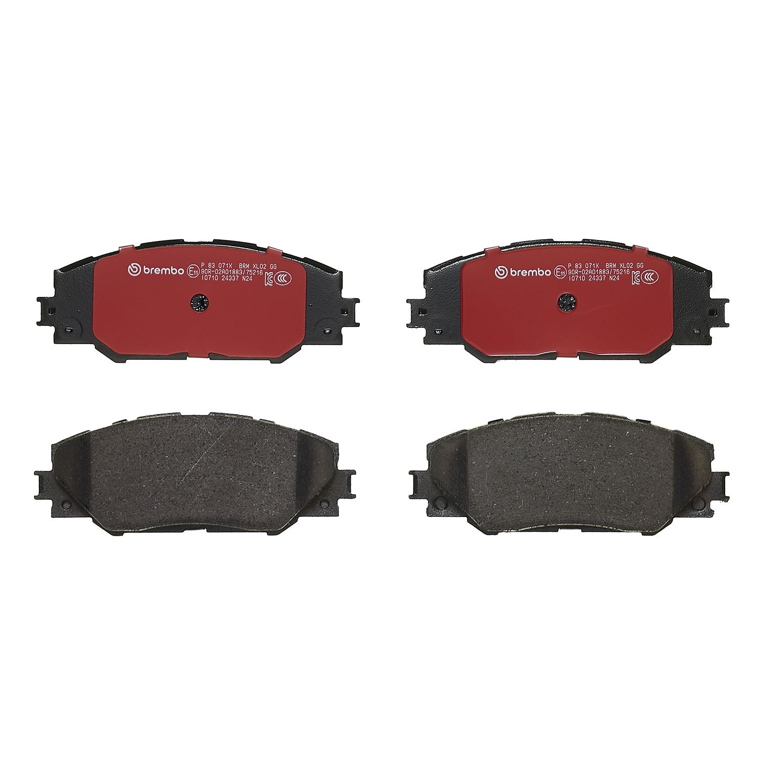 XTRA Low-Met Front Disc Brake Pad Set - P83071X_01