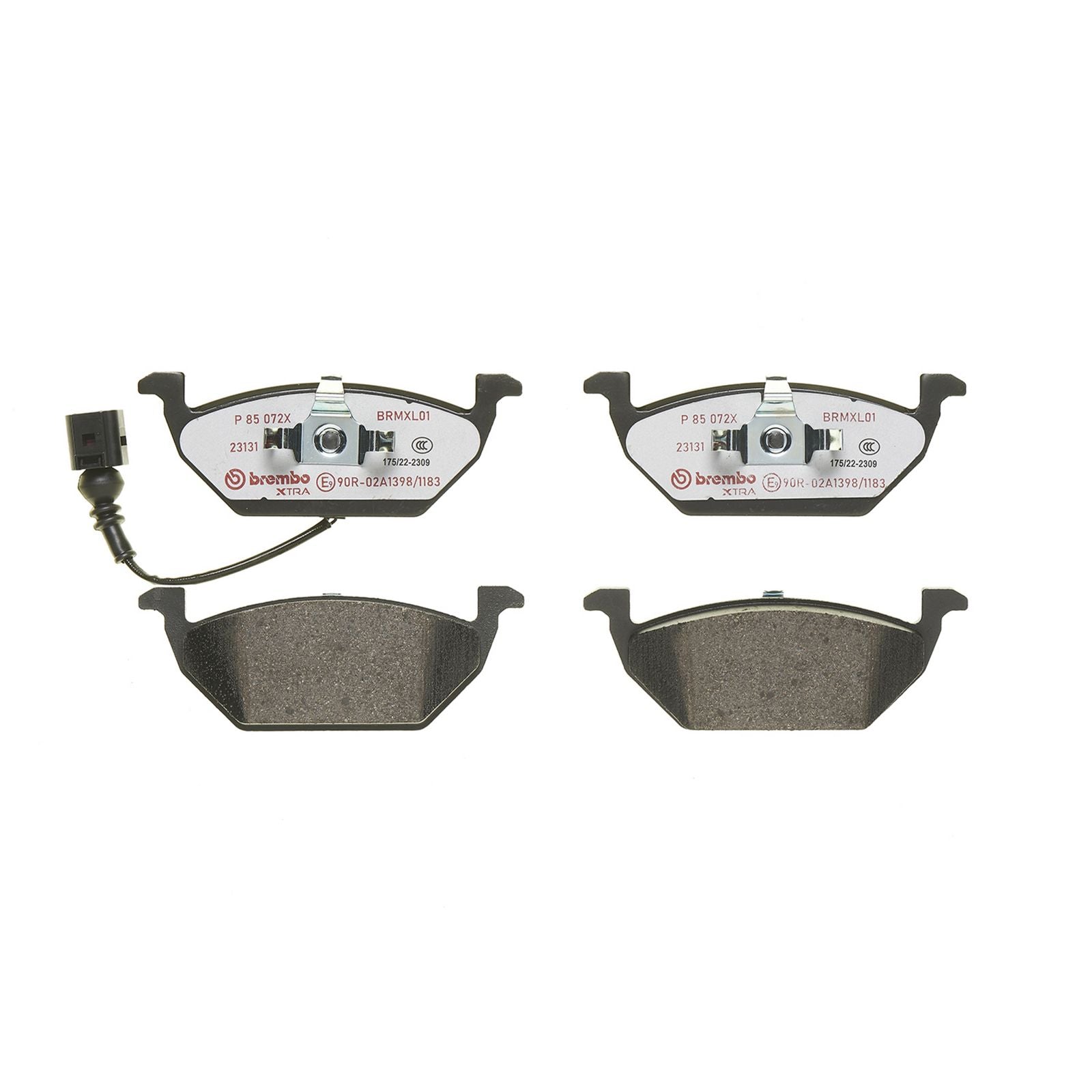 XTRA Low-Met Front Disc Brake Pad Set - P85072X_01