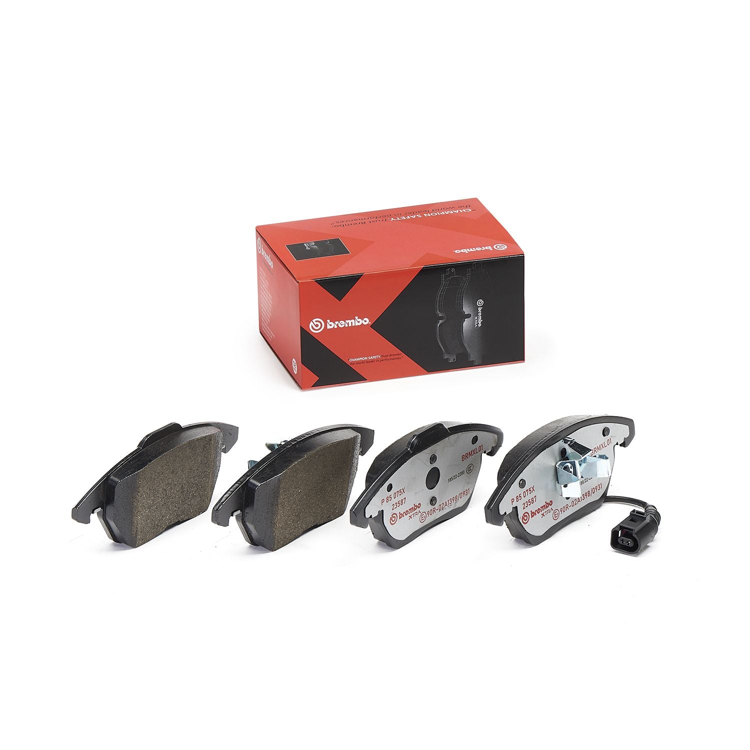 XTRA Low-Met Front Disc Brake Pad Set - P85075X_02