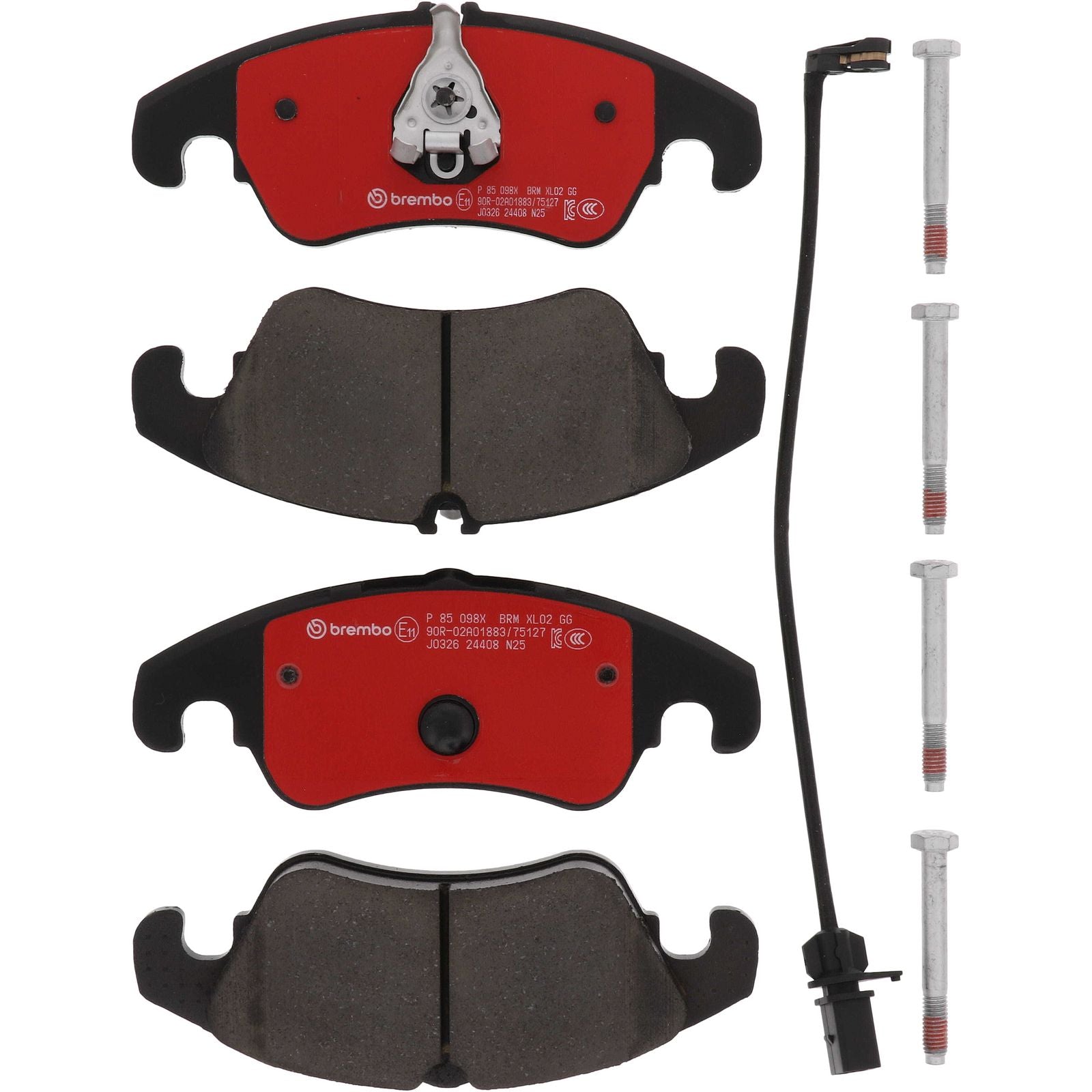 XTRA Low-Met Front Disc Brake Pad Set - P85098X_02