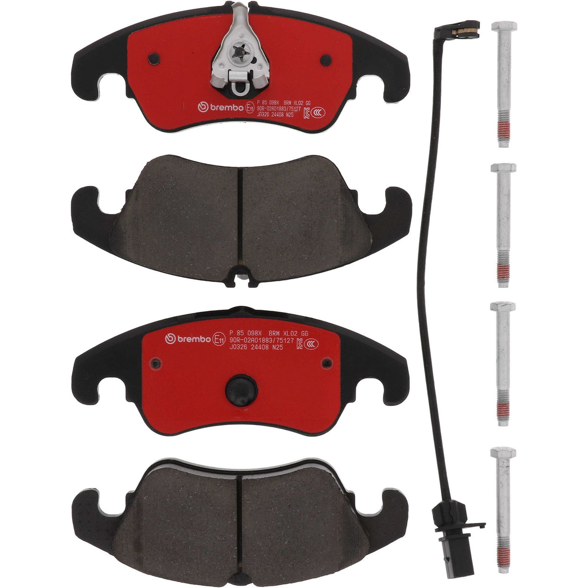 XTRA Low-Met Front Disc Brake Pad Set - P85098X_02