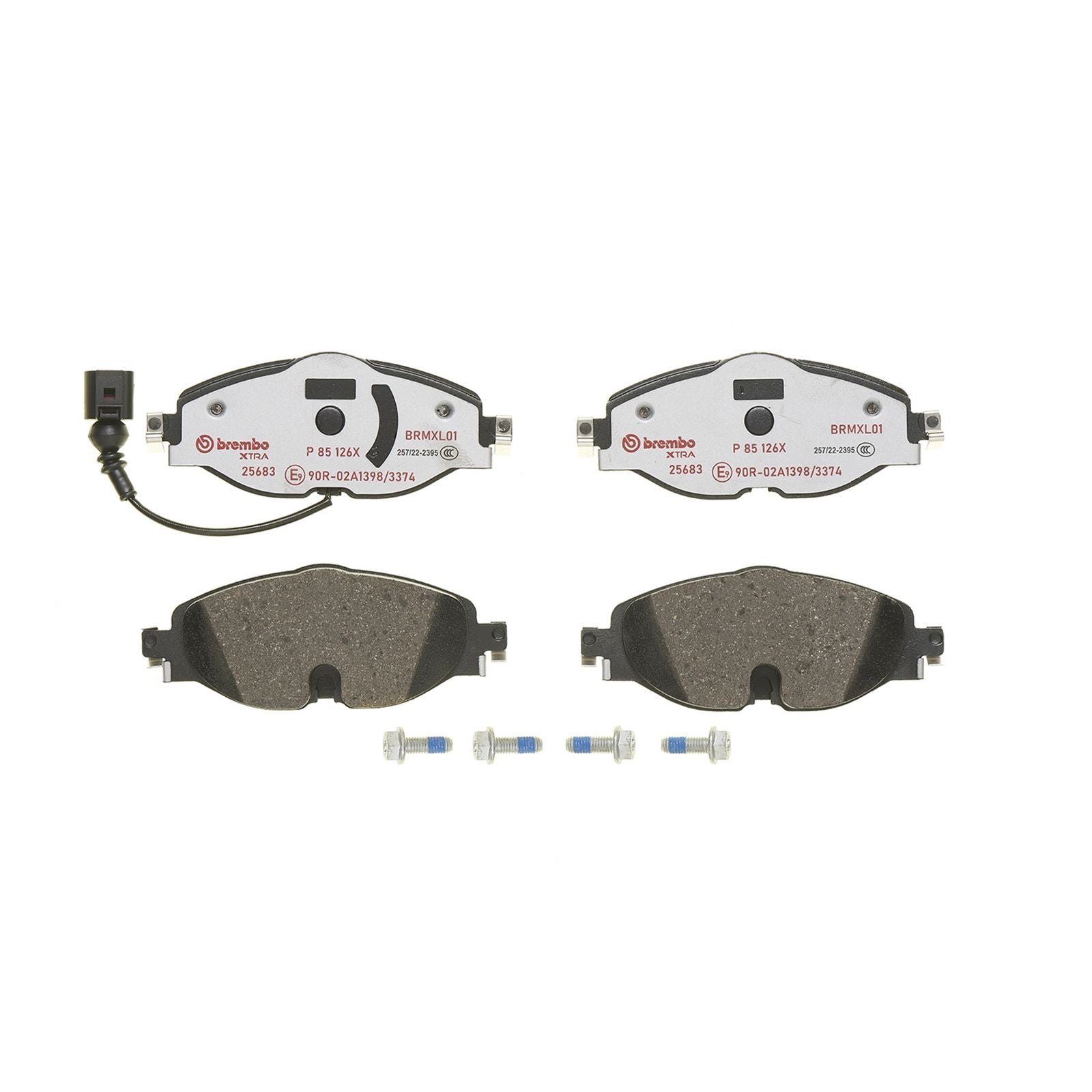 XTRA Low-Met Front Disc Brake Pad Set - P85126X_01