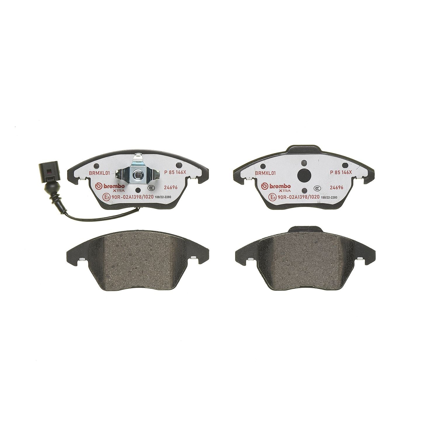 XTRA Low-Met Front Disc Brake Pad Set - P85146X_03