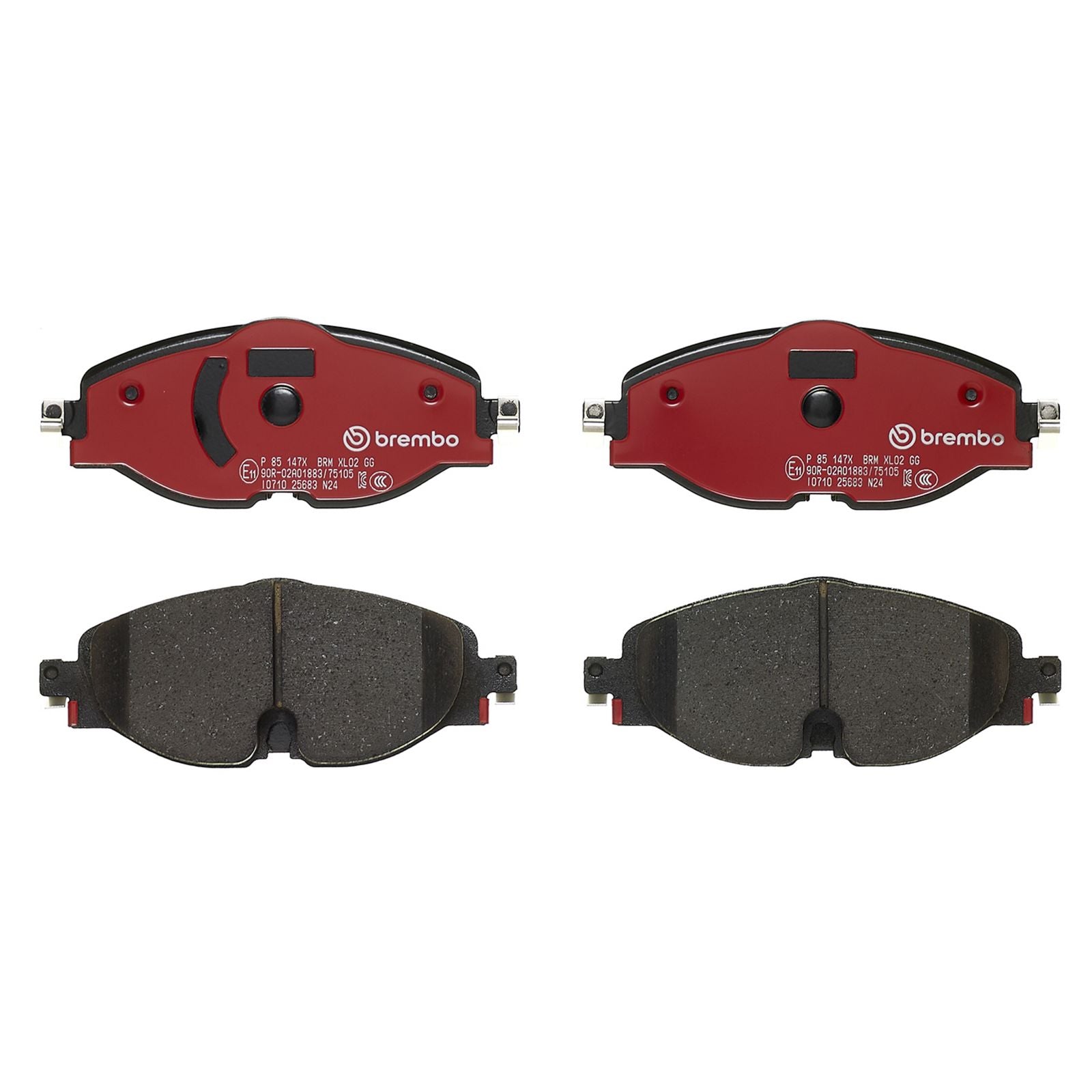 XTRA Low-Met Front Disc Brake Pad Set - P85147X_03
