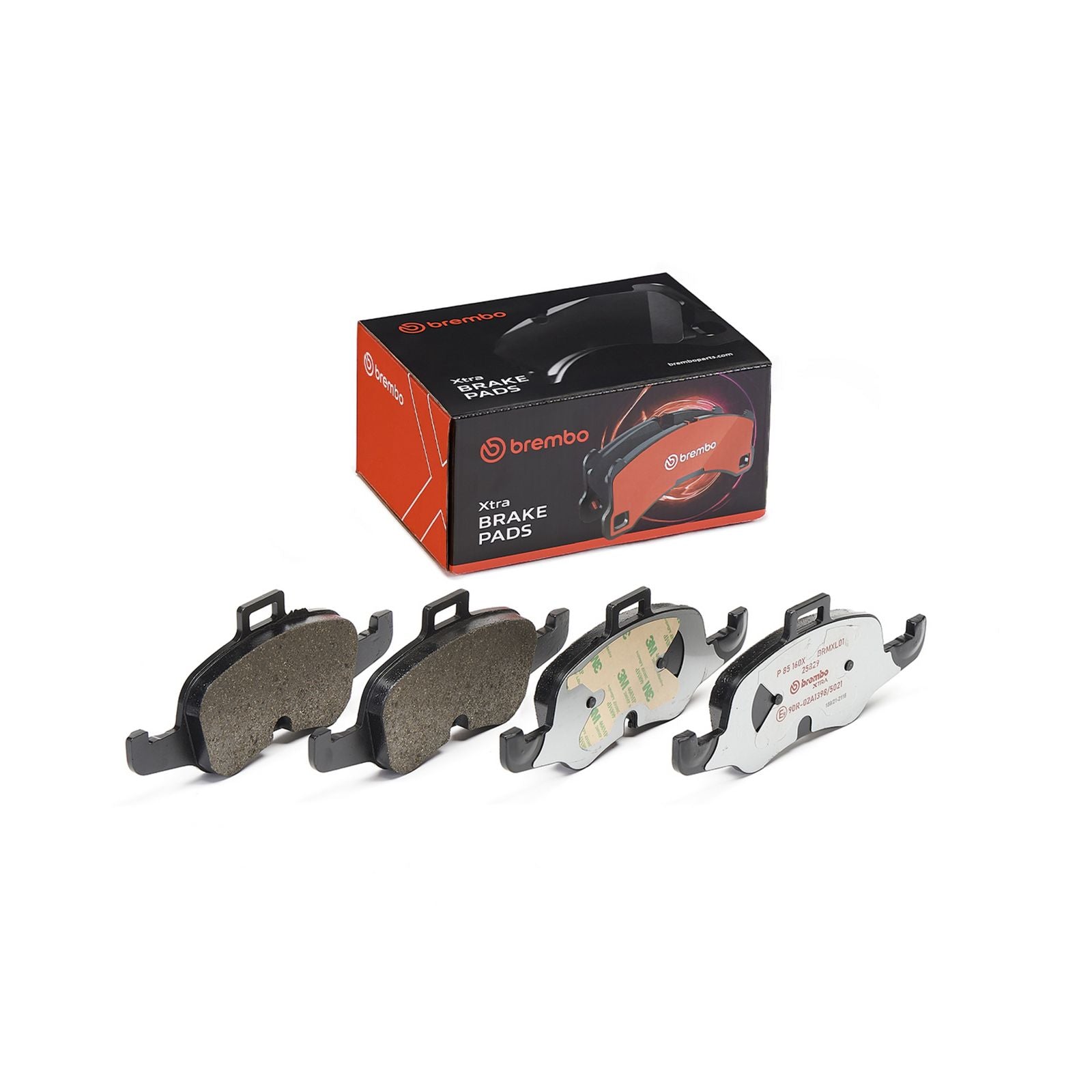 XTRA Low-Met Front Disc Brake Pad Set - P85160X_02