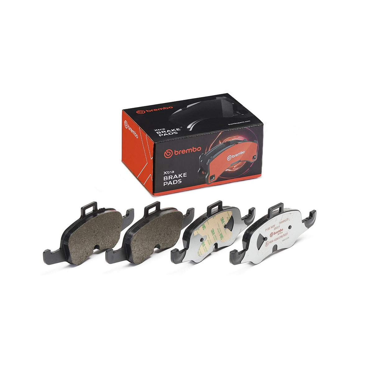 XTRA Low-Met Front Disc Brake Pad Set - P85160X_02