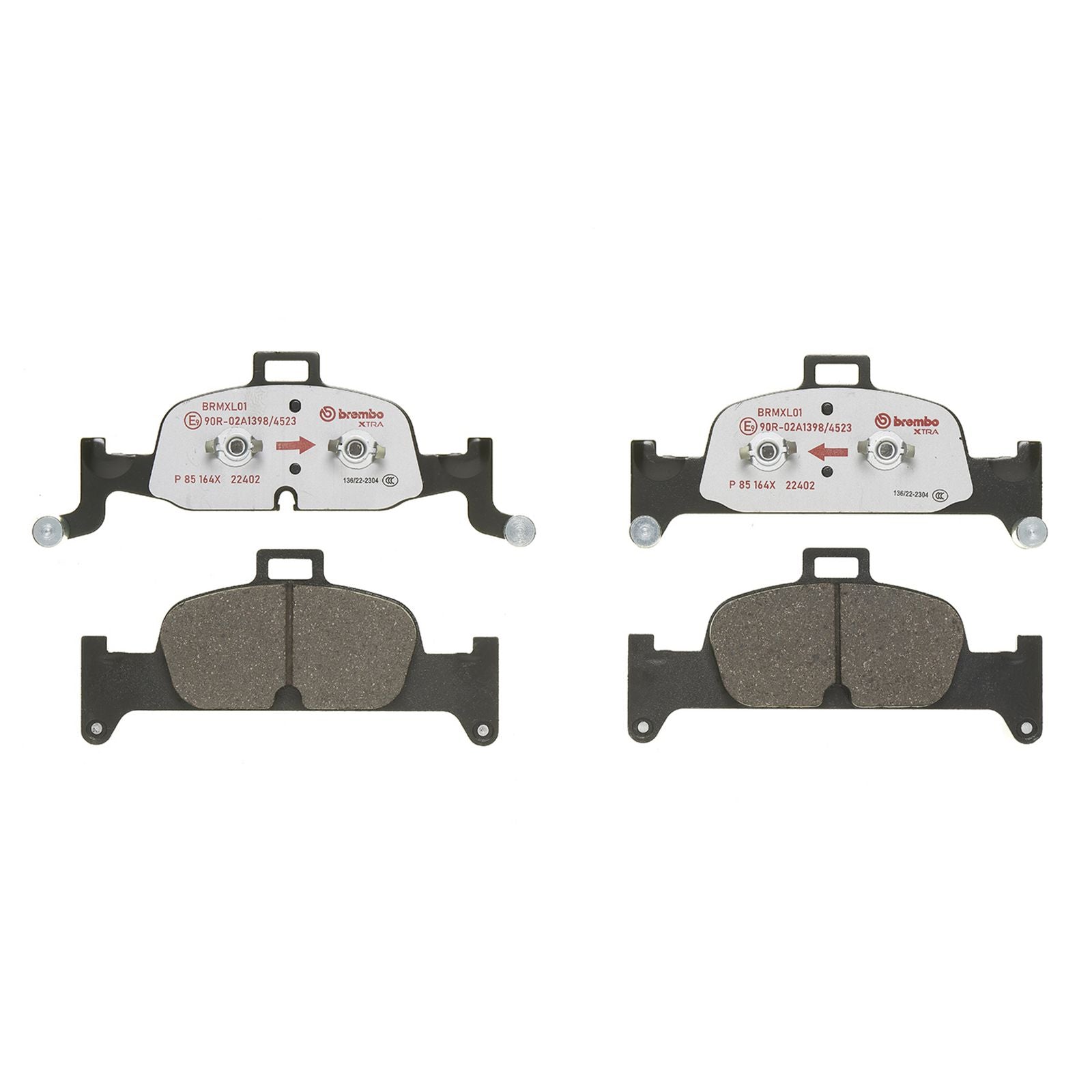 XTRA Low-Met Front Disc Brake Pad Set - P85164X_03