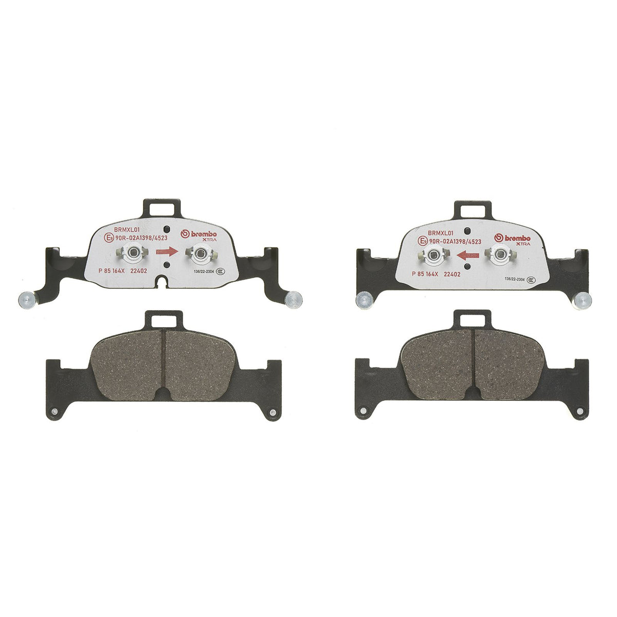 XTRA Low-Met Front Disc Brake Pad Set - P85164X_03