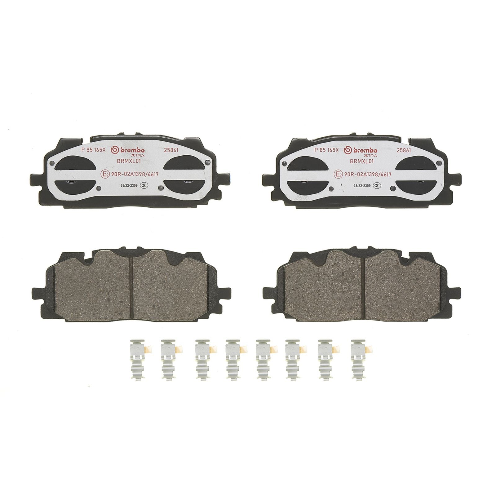 XTRA Low-Met Front Disc Brake Pad Set - P85165X_02