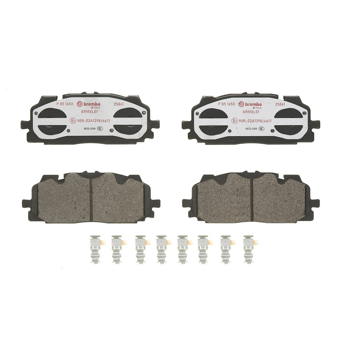 XTRA Low-Met Front Disc Brake Pad Set - P85165X_02
