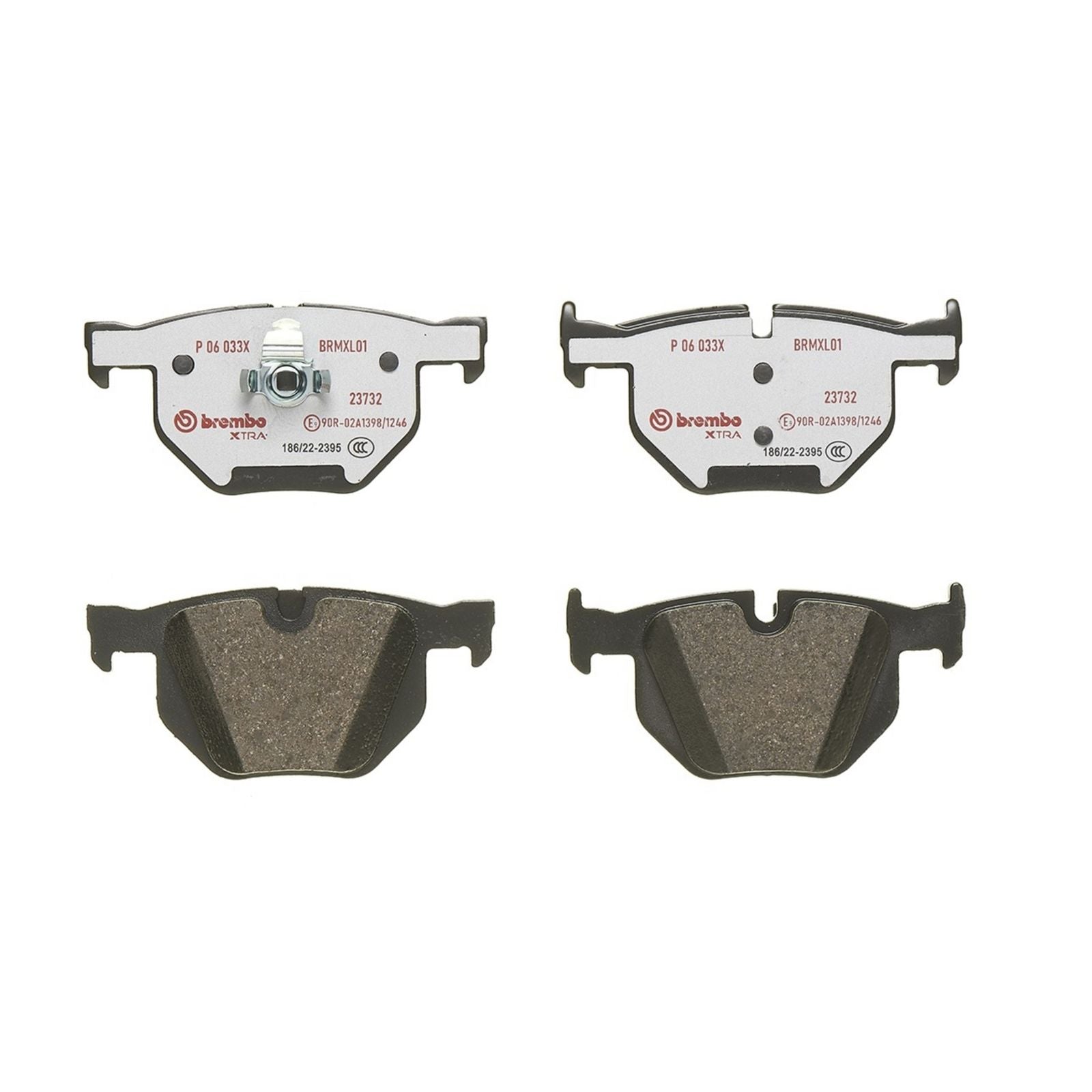 XTRA Low-Met Rear Disc Brake Pad Set - P06033X_03