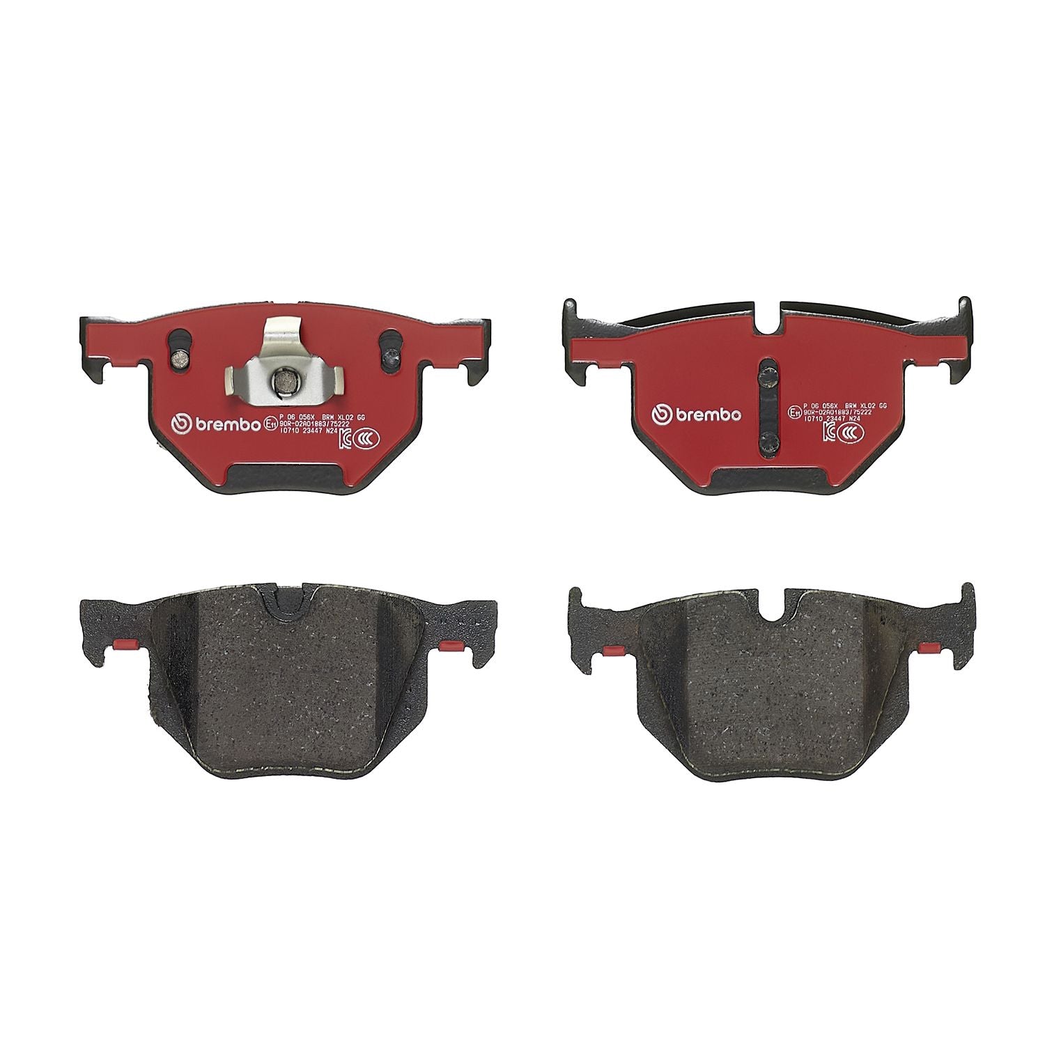 XTRA Low-Met Rear Disc Brake Pad Set - P06056X_03
