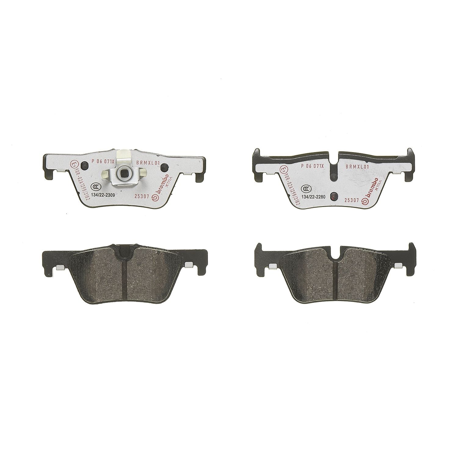 XTRA Low-Met Rear Disc Brake Pad Set - P06071X_03