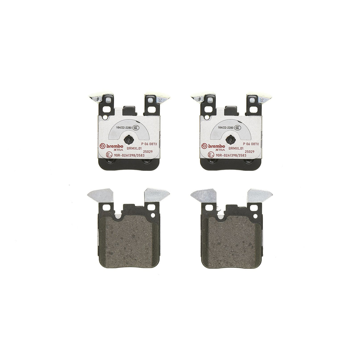 XTRA Low-Met Rear Disc Brake Pad Set - P06087X_01