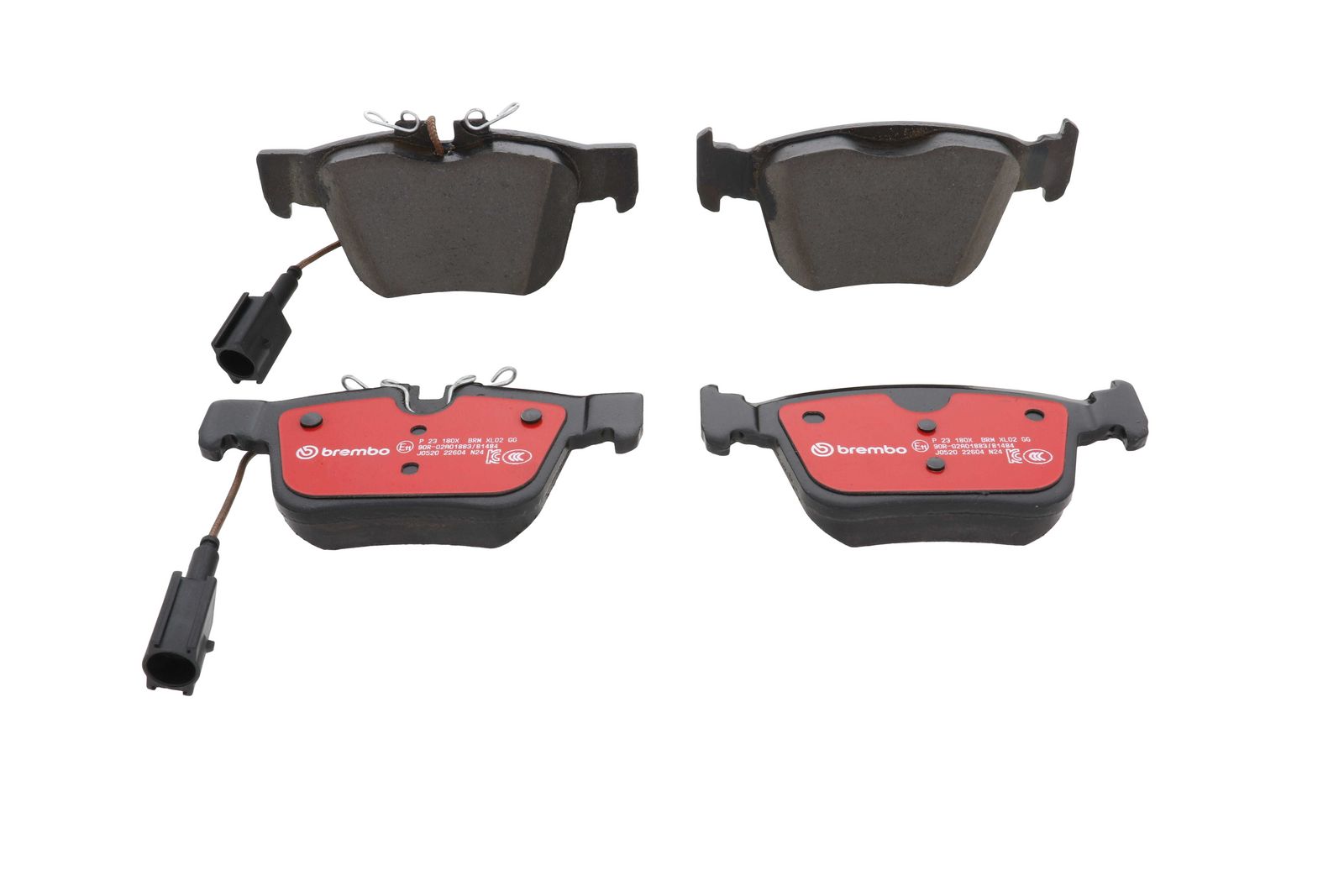 XTRA Low-Met Rear Disc Brake Pad Set - P23180X_02