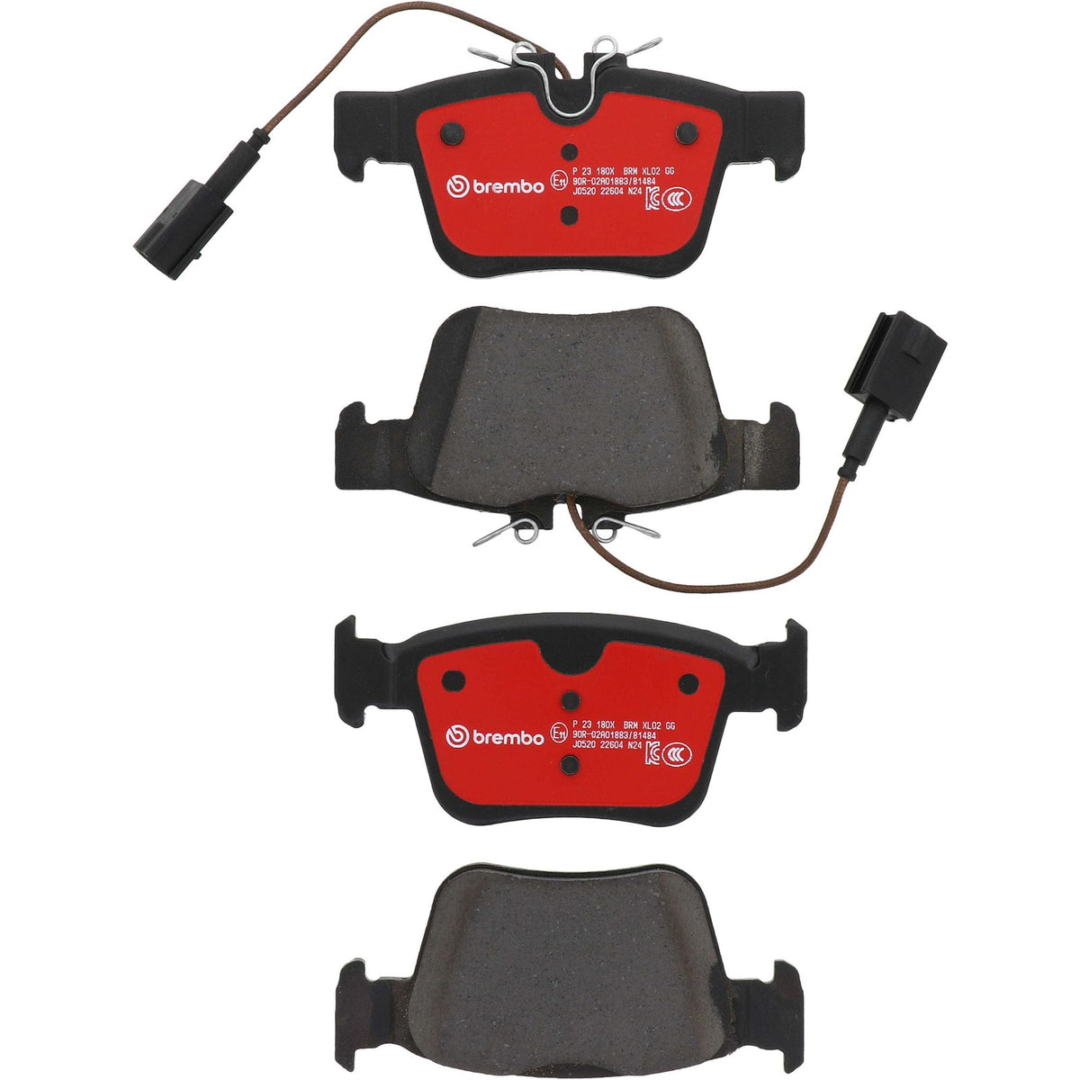 XTRA Low-Met Rear Disc Brake Pad Set - P23180X_02